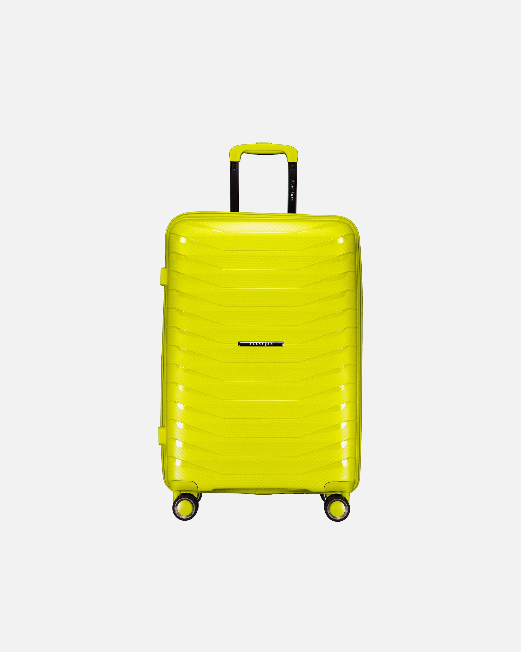 Koffer für Weiblich Flanigan Koffer FLP15 erweiterbar Größe M Lime Green