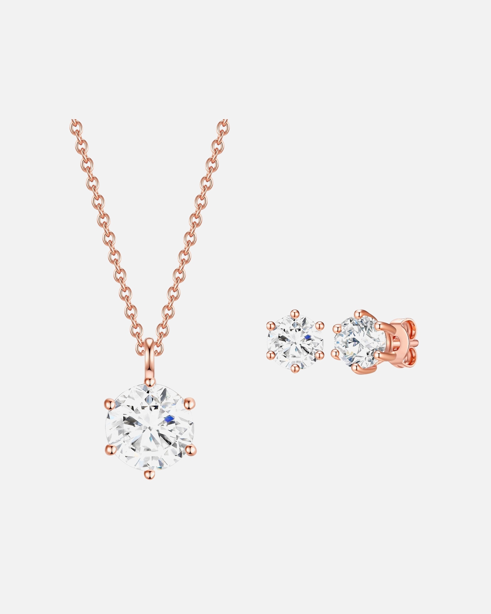 Schmuck für Weiblich Rafaela Donata Schmuckset Gelbvergoldet mit Kristallen von Swarovski® 13,4 mm