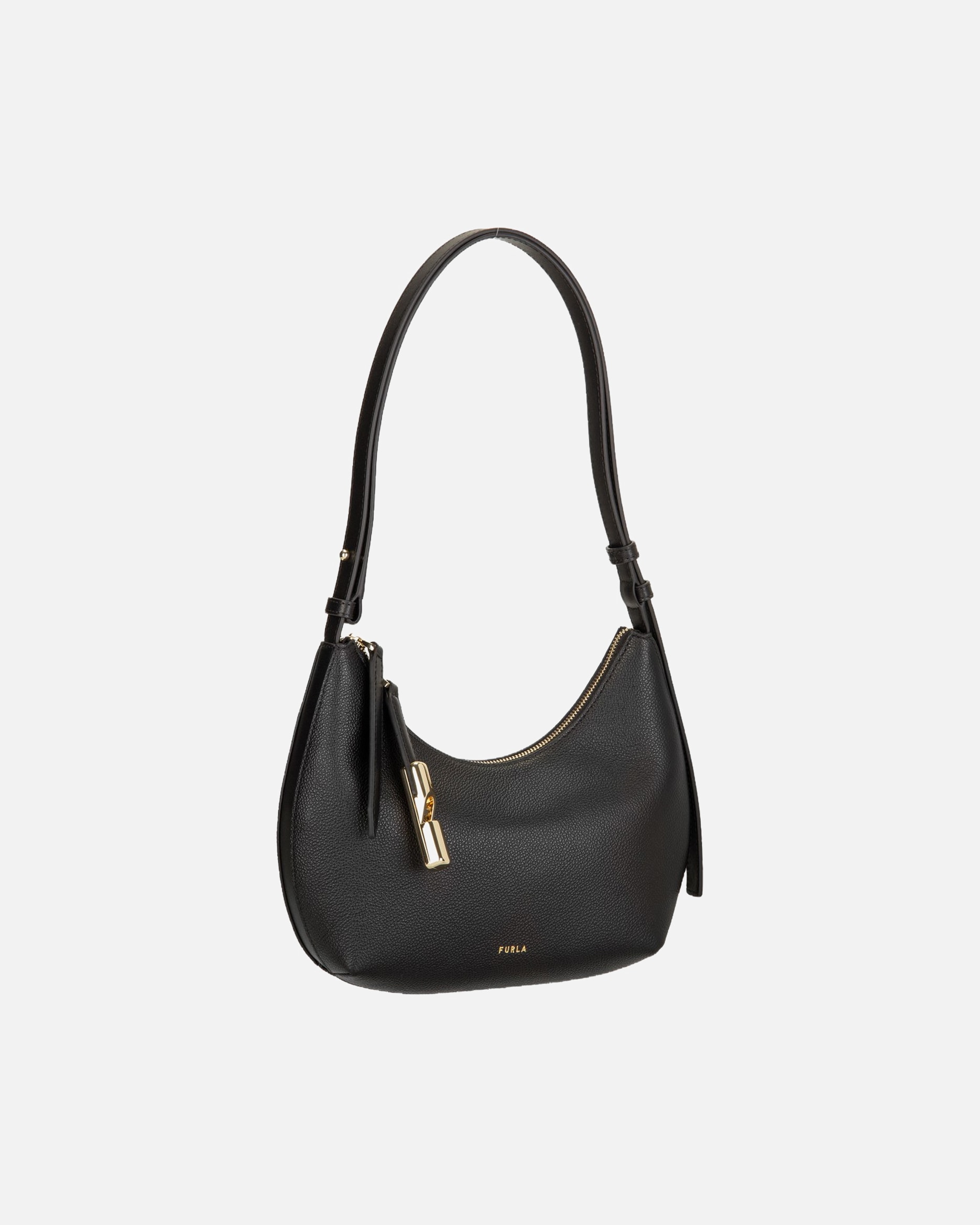 Handtasche für Weiblich Furla Schultertasche Goccia S Shoulder Bag Nero