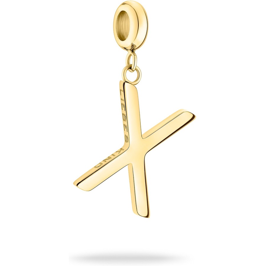 Liebeskind Charm Edelstahl gelbgold Damen