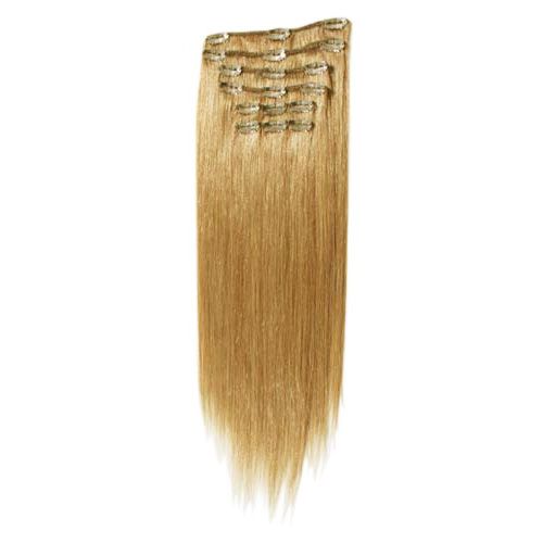 Fashiongirl Clip-in Extensions #1B Tiefschwarz - 65 cm #27 Mittelblond 50 Hellbraun