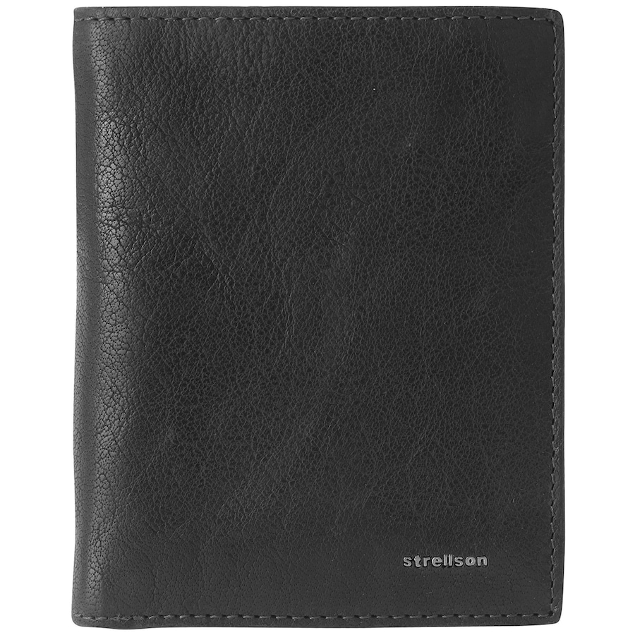 Strellson Jefferson BillFold V8 Geldbörse Leder 10,5 cm black Schwarz Herren