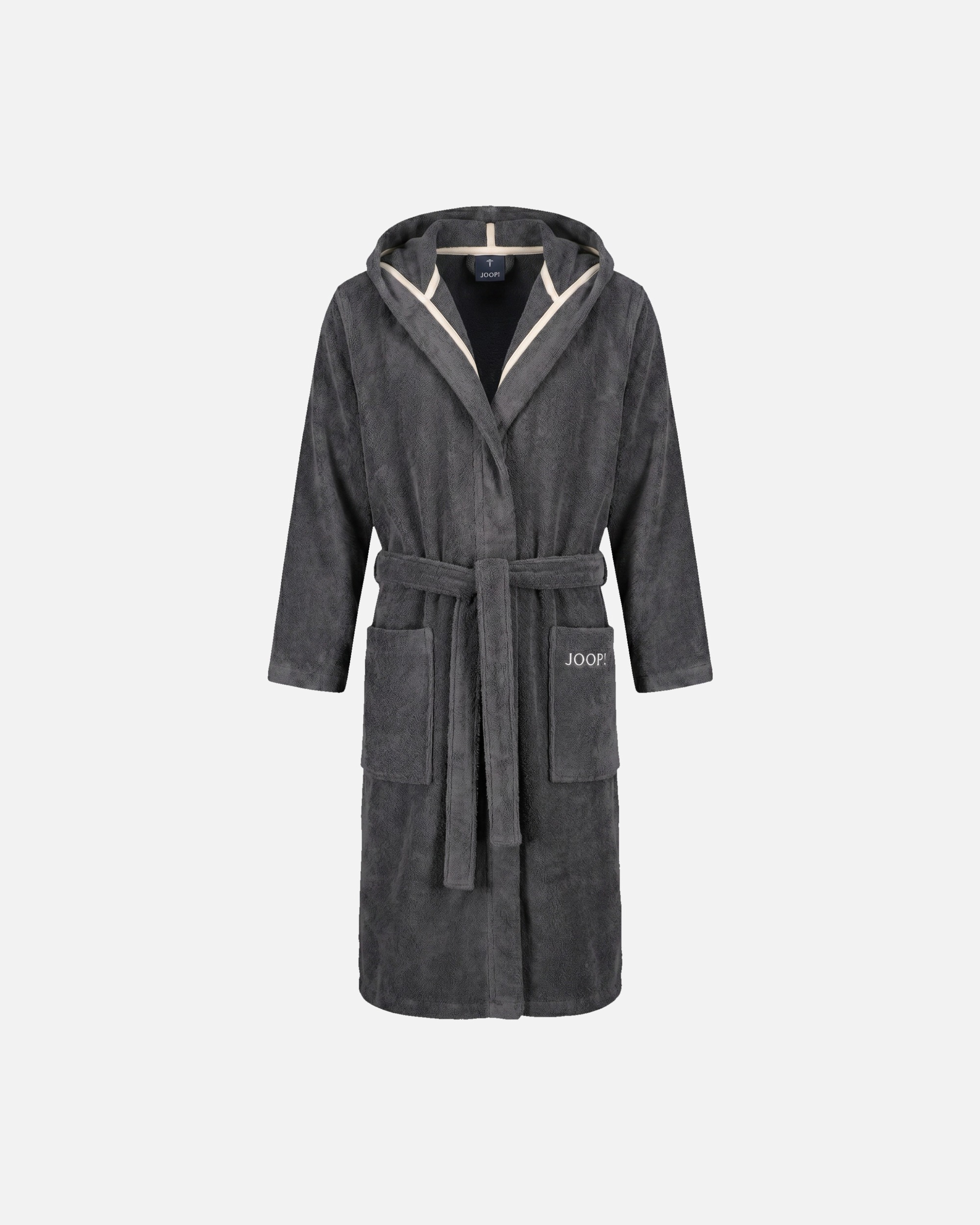 Bademantel für Unisex JOOP! JOOP! Bademäntel Herren Kapuze Kapuze 1668 Anthrazit - 73 XL