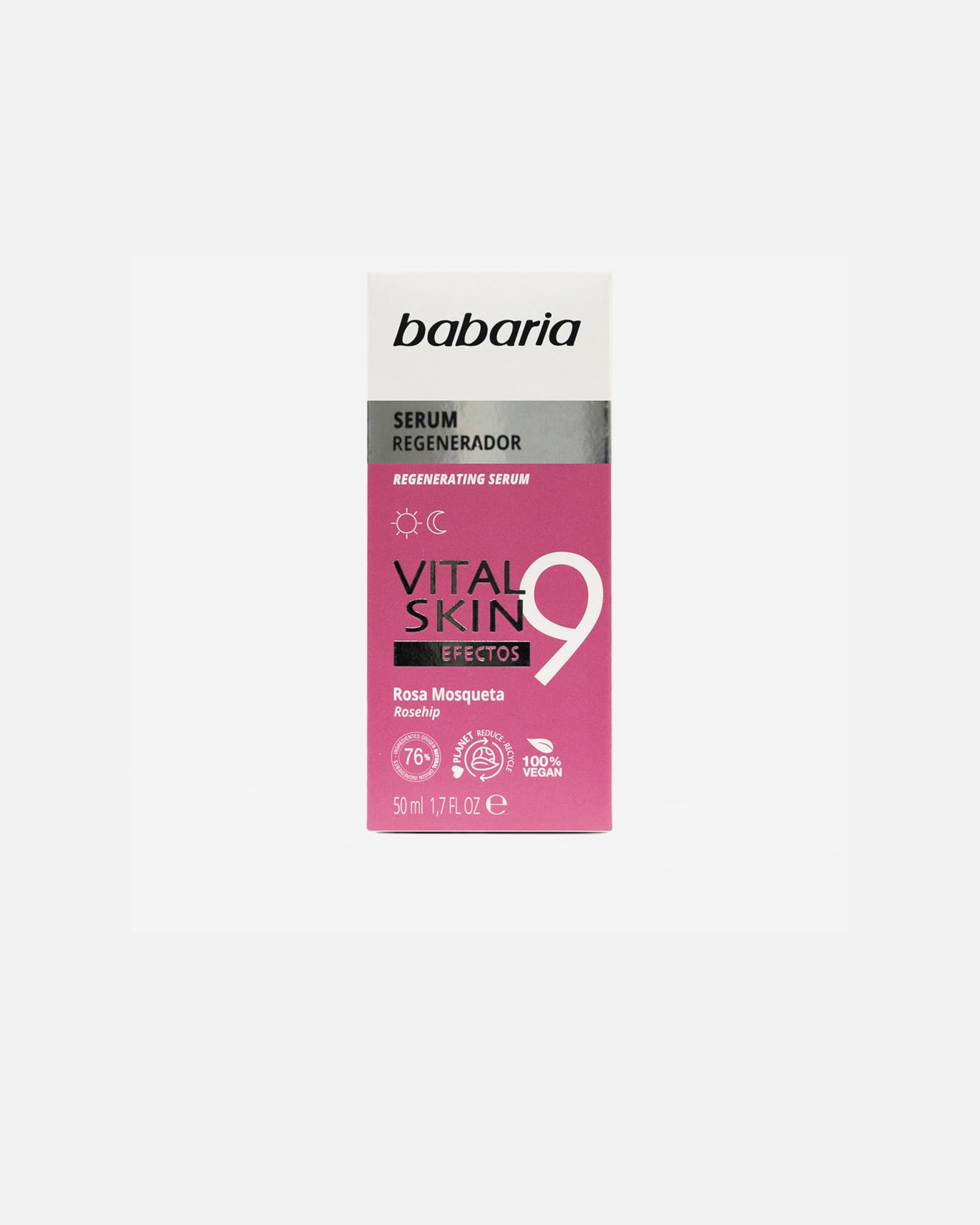 Anti-Aging Pflege für Unisex Babaria ROSEHIP VITAL SKIN 9 Regenerierendes Serum 50 ml