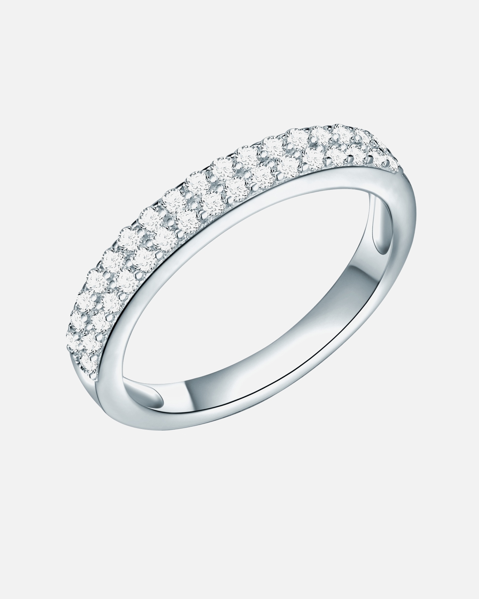 Ring für Weiblich Rafaela Donata Ring Sterling Silber Zirkonia in Silber 52
