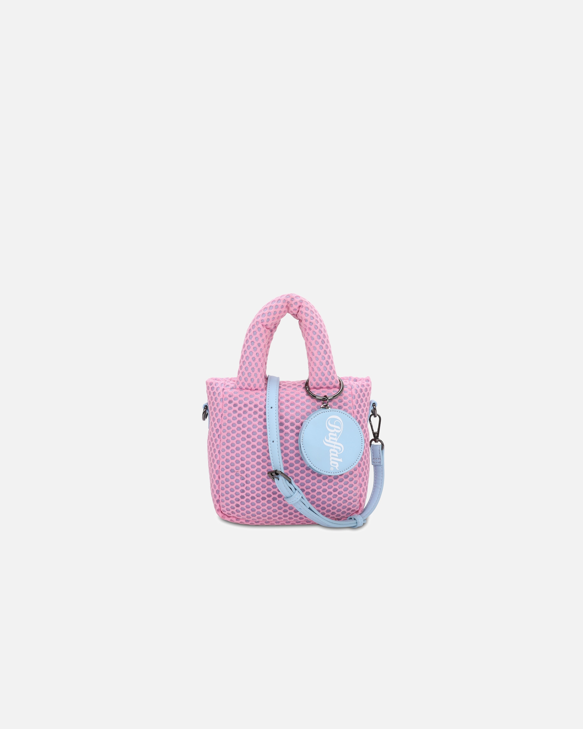 Handtasche für Weiblich Buffalo Henkeltasche Boxy15 mit abnehmbarem Schultergurt rot