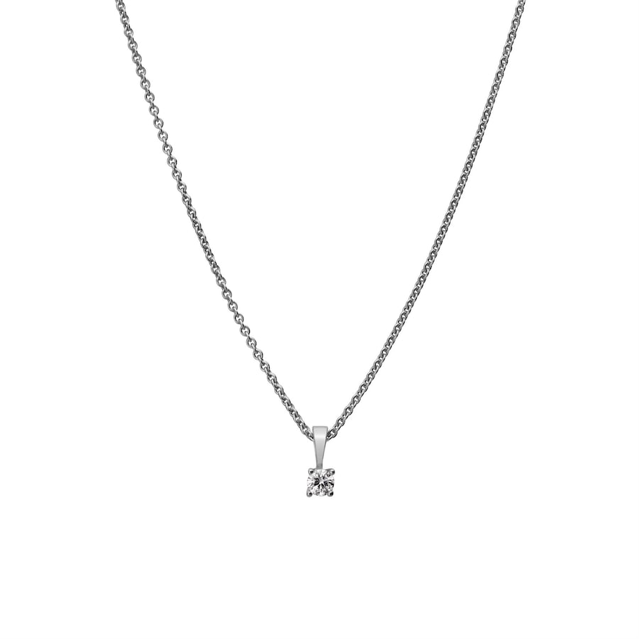 Lyomi Anhänger mit Kette 585/- Gold Diamant Lab Grown weiß 0,10ct. Damen