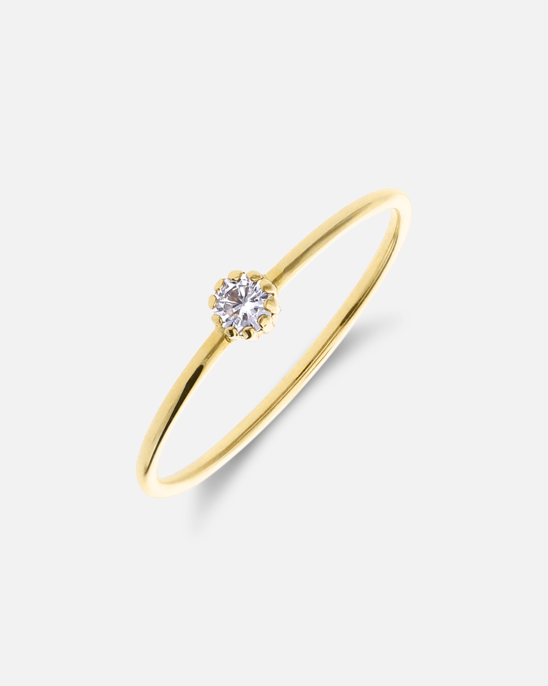 Ring für Weiblich Lucardi Ring 375 Gold 47mm