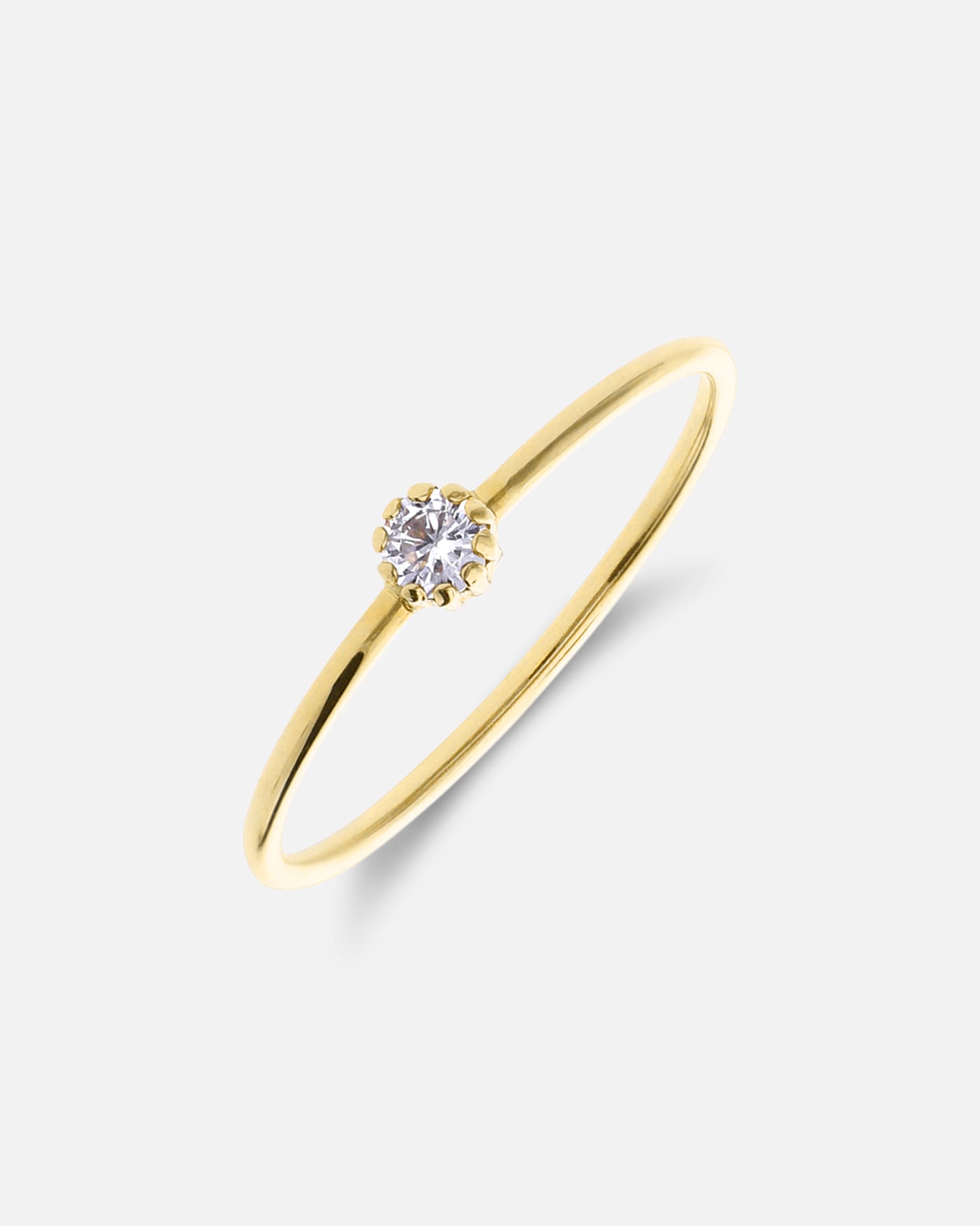 Ring für Weiblich Lucardi Ring 375 Gold 52mm