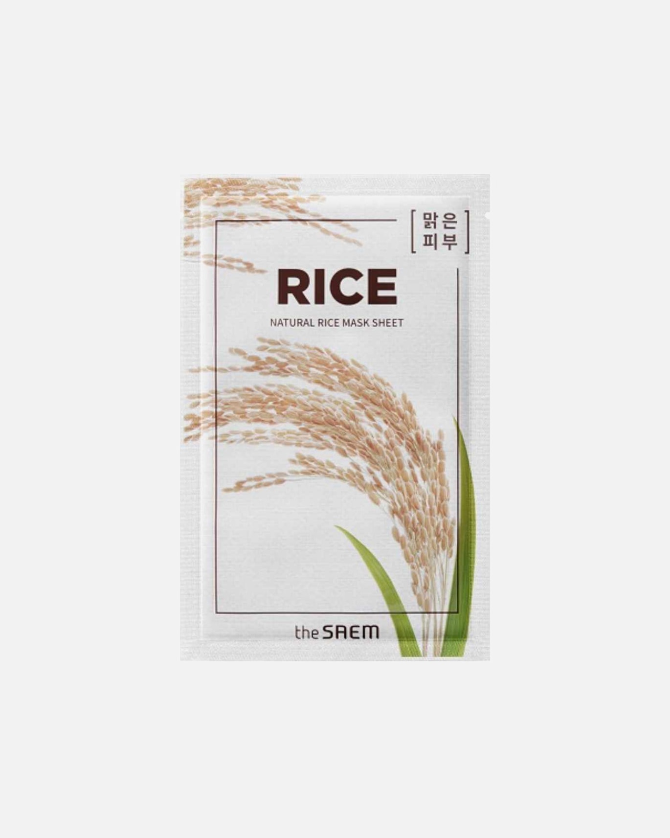 Tuchmaske für Unisex The SAEM Natural Rice Mask Sheet 21 ml