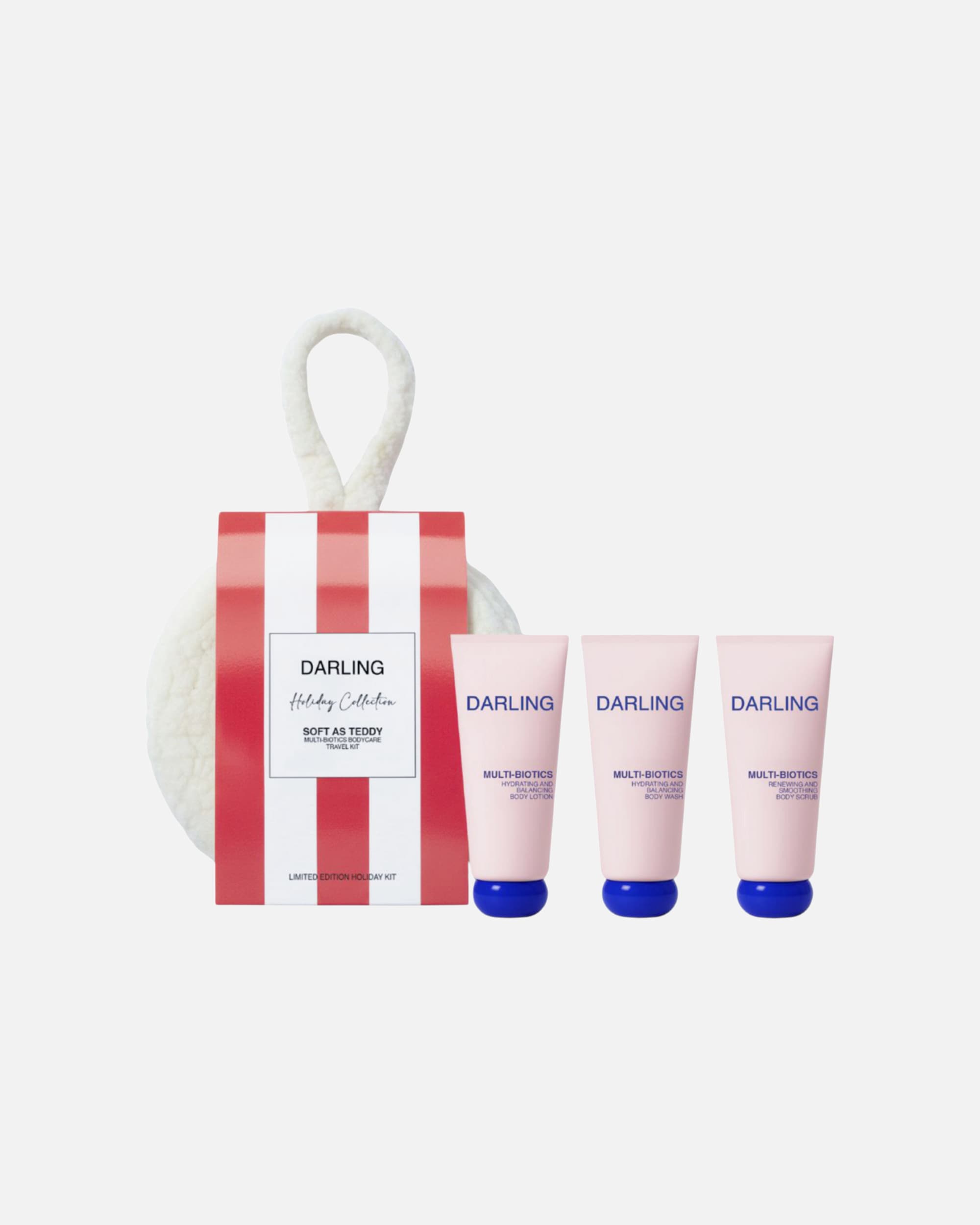 Körperpflegeset für Unisex Darling SOFT AS TEDDY Multi-Biotics Bodycare Travel Kit 1 Set