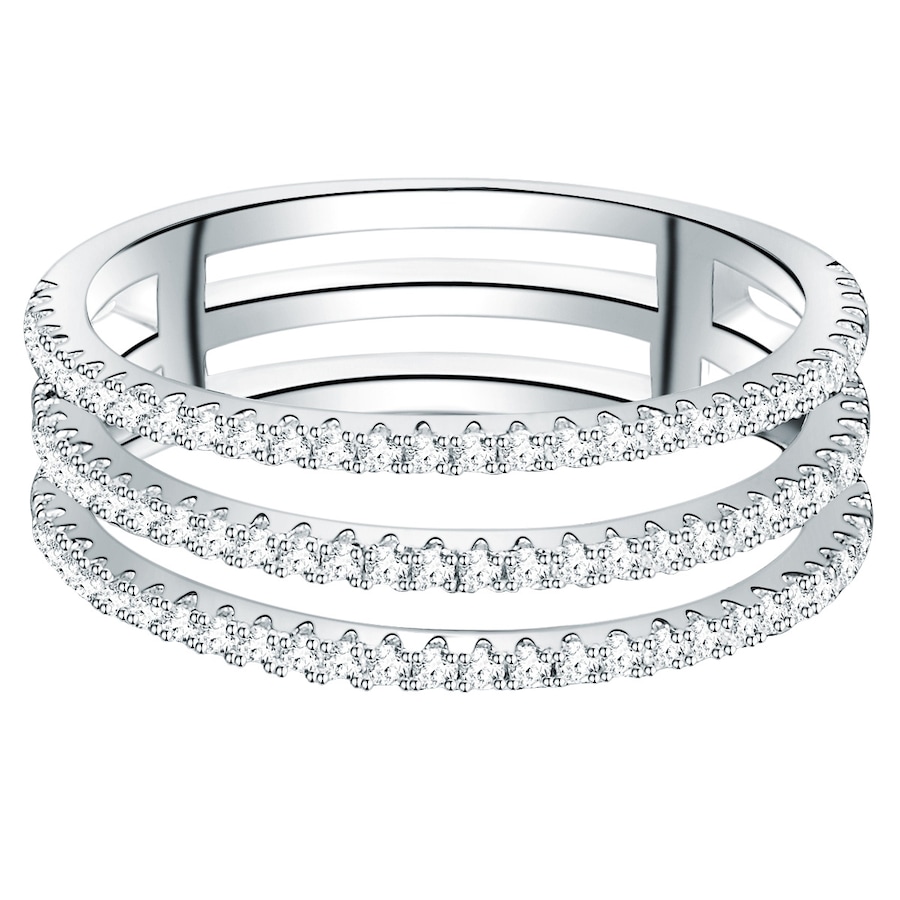 Trilani Ring aus Sterling Silber in silber mit Zirkonia 50 Damen