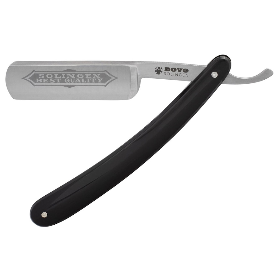 DOVO Solingen Rasiermesser Best Quality, vergoldet, Karbon, Acryl, Schwarz 1 pc.