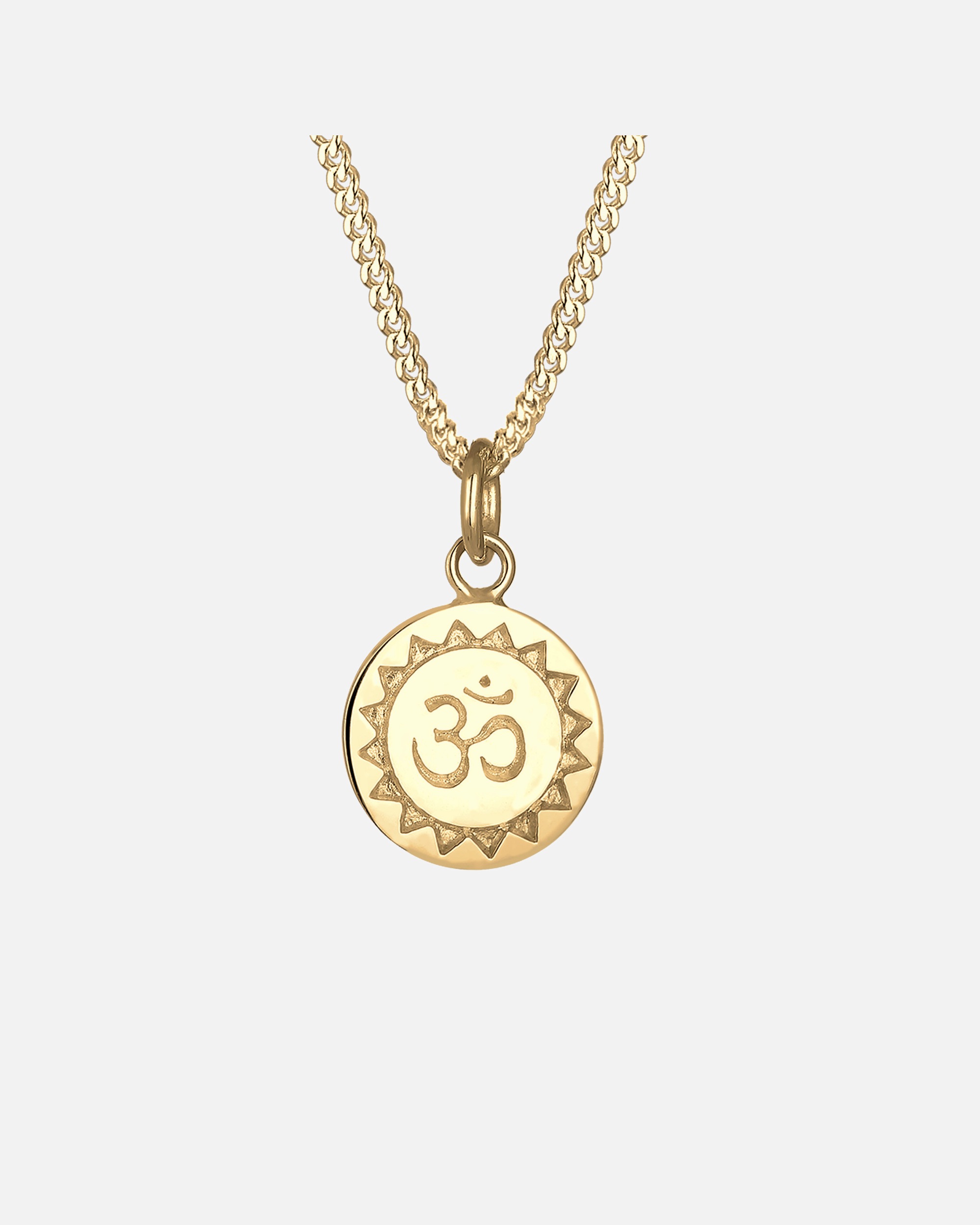 Halskette für Weiblich Elli Om Mantra Yoga Kraftsymbol 925 Sterling Silber 40