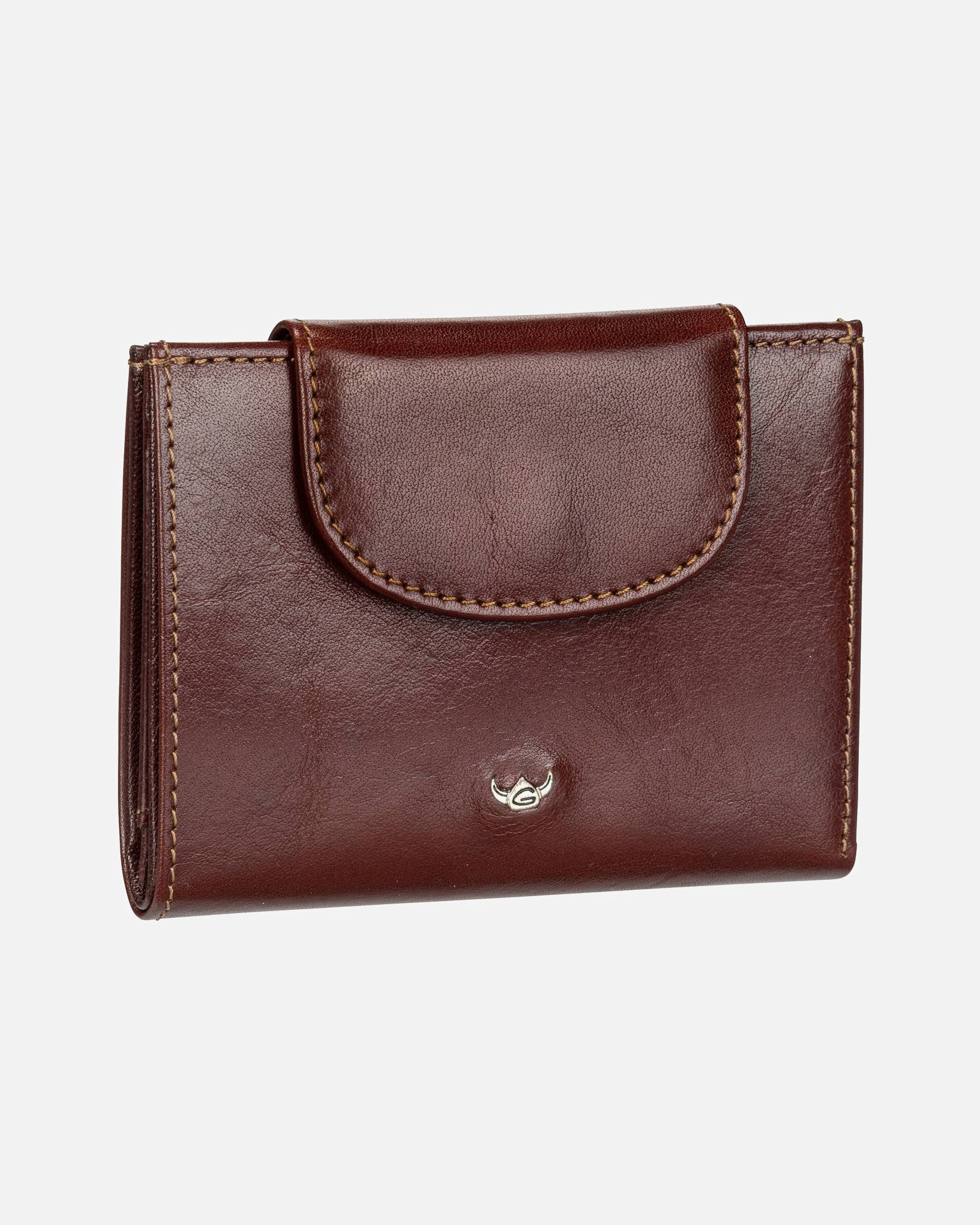 Portemonnaie für Weiblich Golden Head Geldbörse Colorado RFID Protect 1237 Tabacco