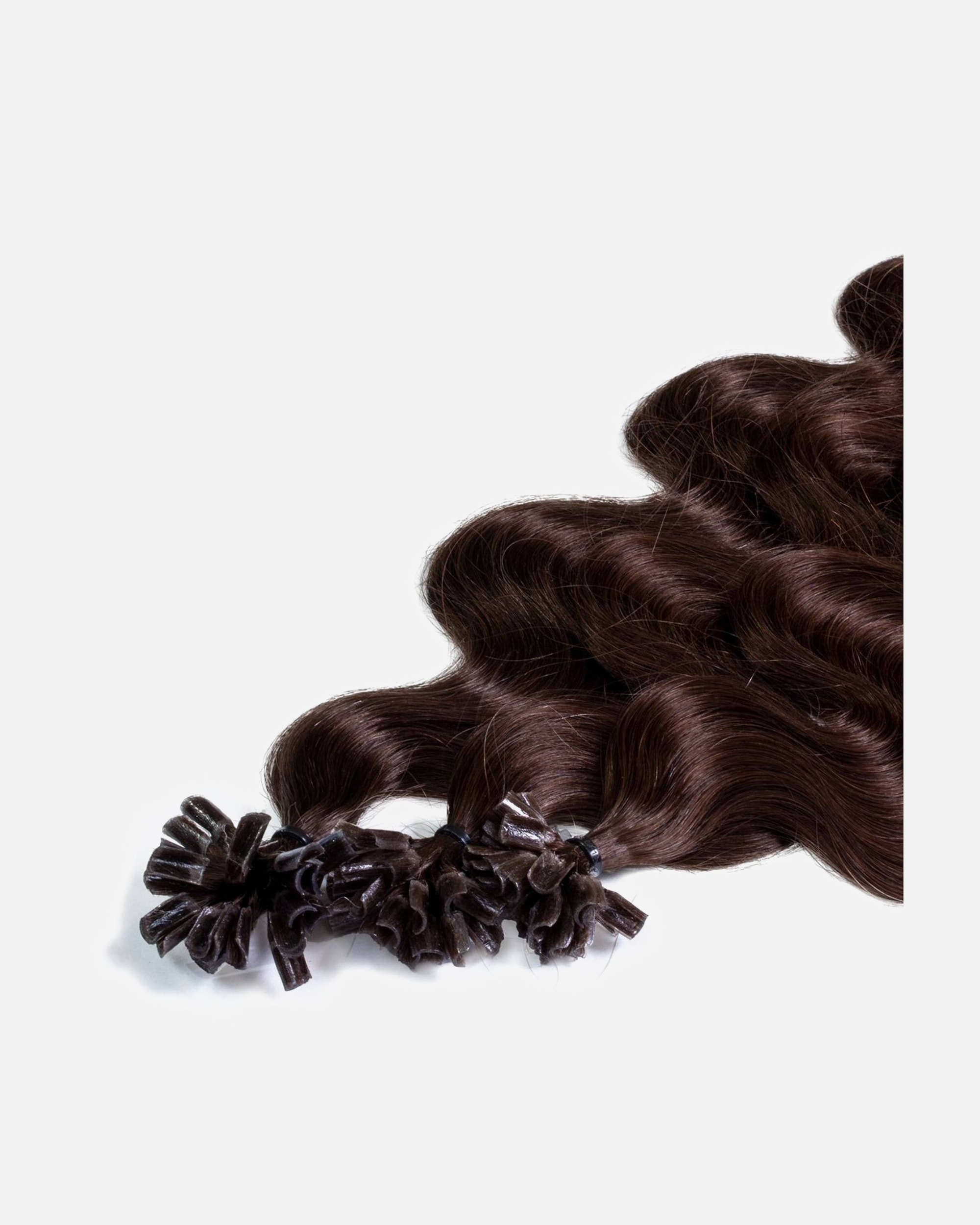 Extensions für Weiblich hair2heart Bonding Extensions Premium Echthaar #6/3 Dunkelblond Gold 0,8g 40cm