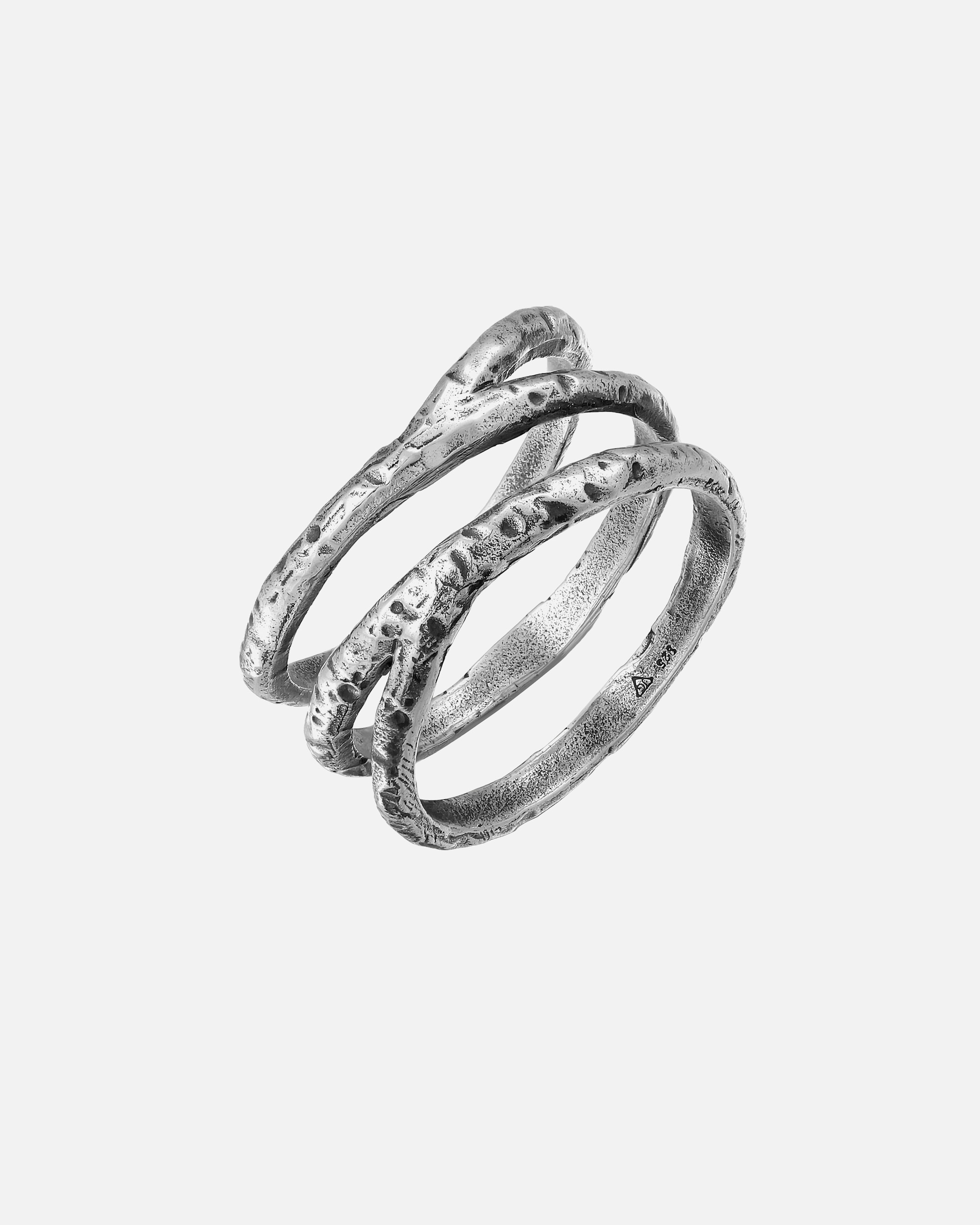 Ring für Männlich Haze & Glory Default Brand Line Bandring - Comes around goes around 925 Silber 62