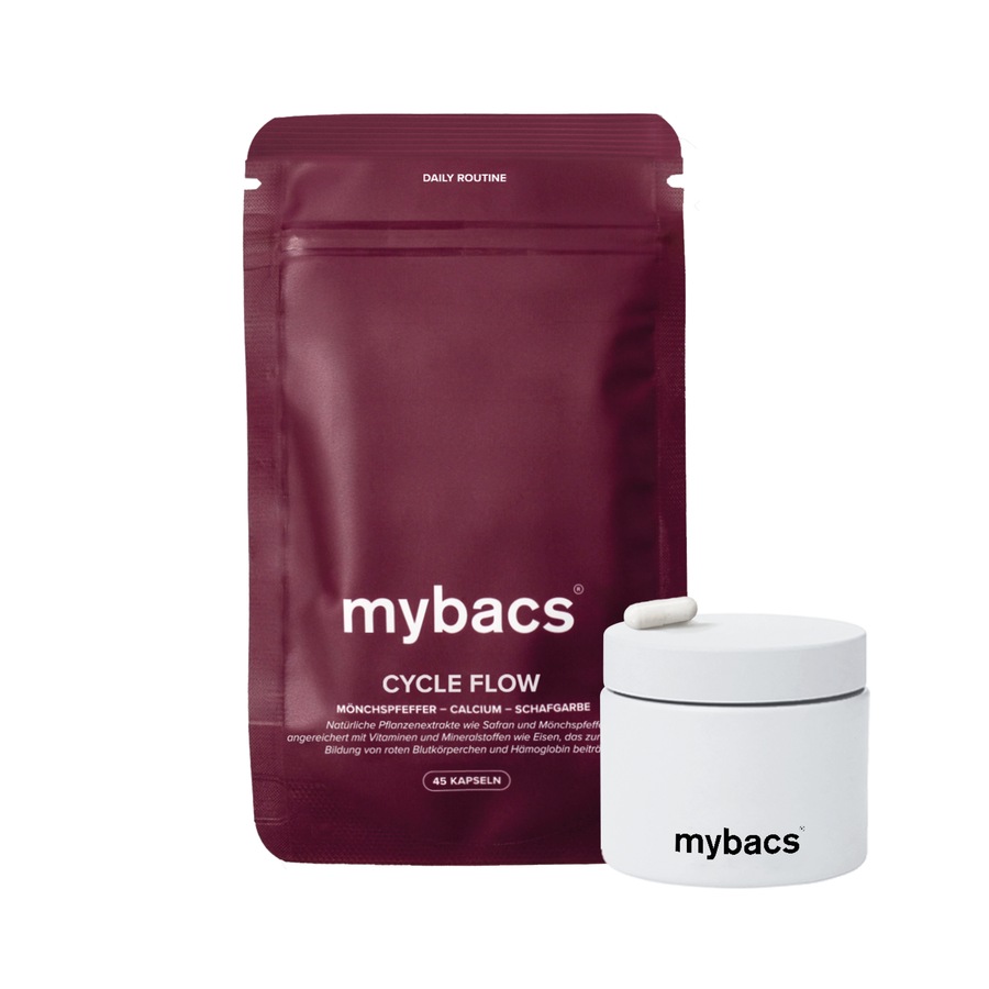 mybacs Cycle Flow - Zyklus- & Hormonregulation¹ 6-Monats-Paket (270 Kapseln) 240 g Damen