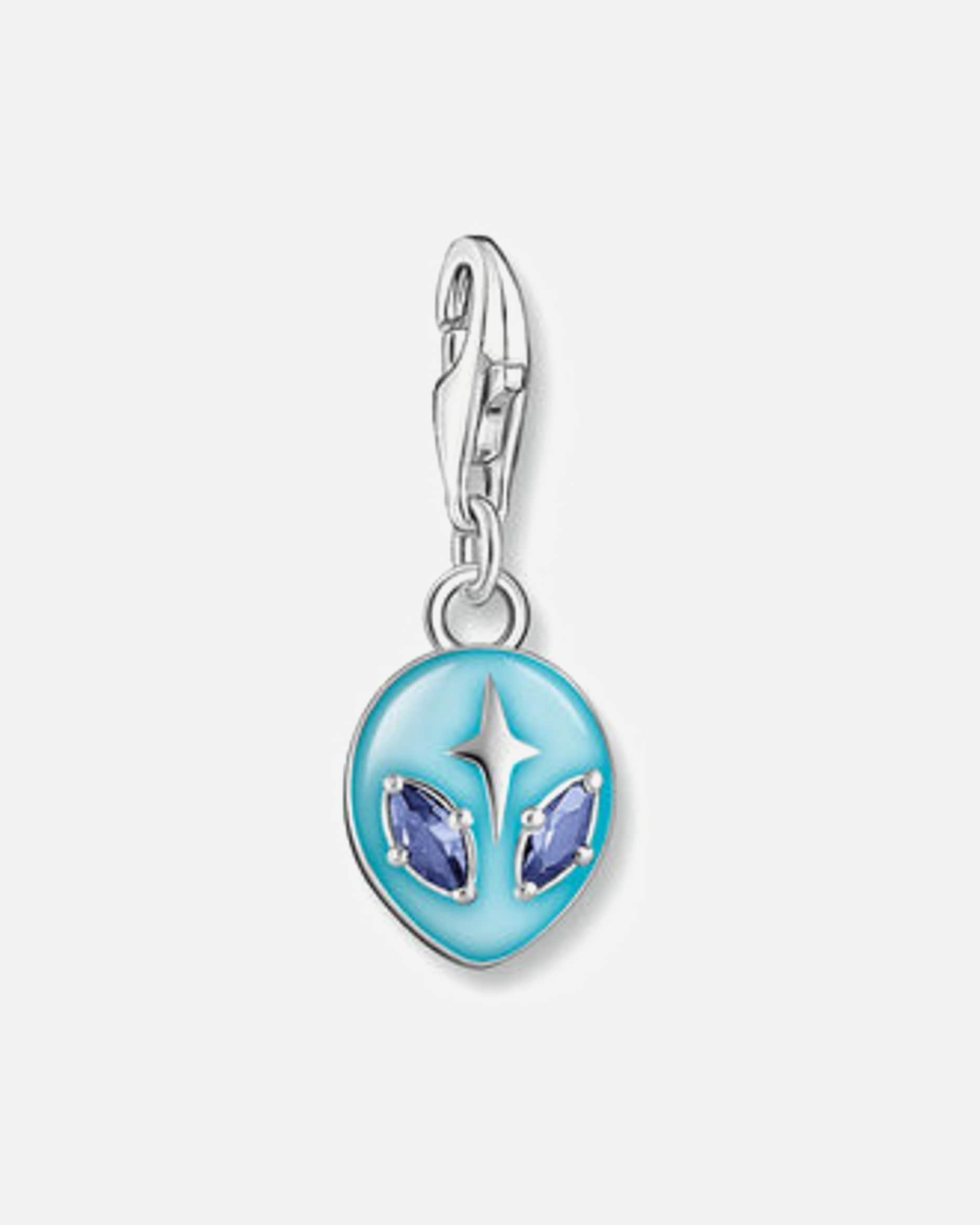 Anhänger für Weiblich Thomas Sabo Charm 925er Silber, Emaille blau