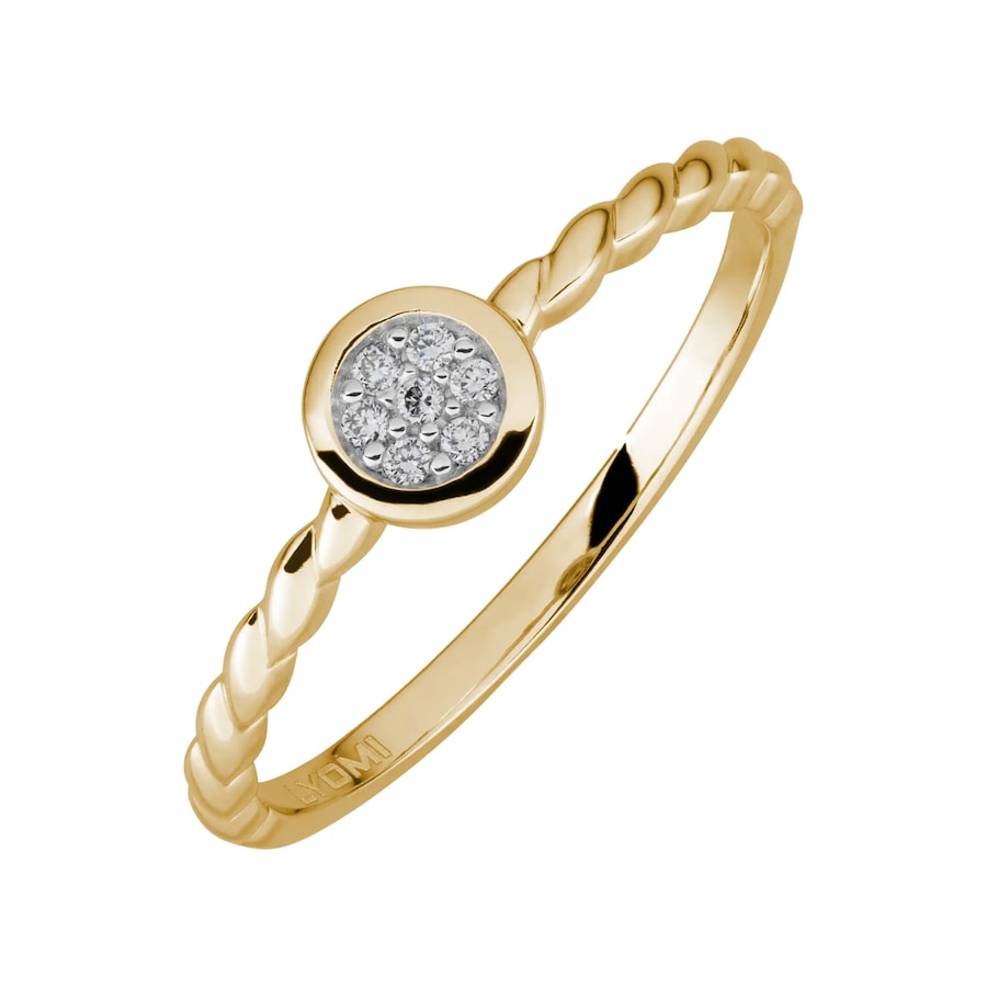 Lyomi Ring 585/- Gold Diamant Lab Grown weiß 0,05ct. 058 (18,5) Damen