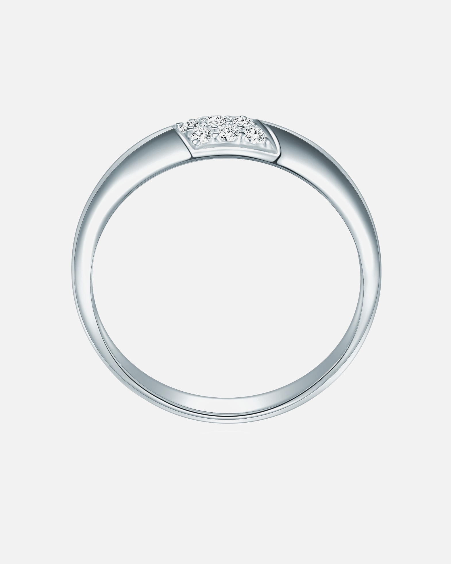 Ring für Weiblich Rafaela Donata Ring Sterling Silber Zirkonia weiß 52