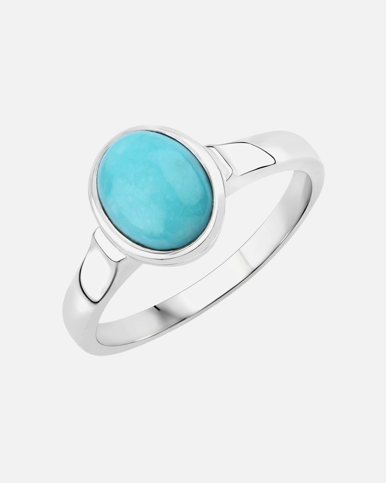 Ring für Weiblich Rafaela Donata Ring Sterling Silber Türkis in Silber 50