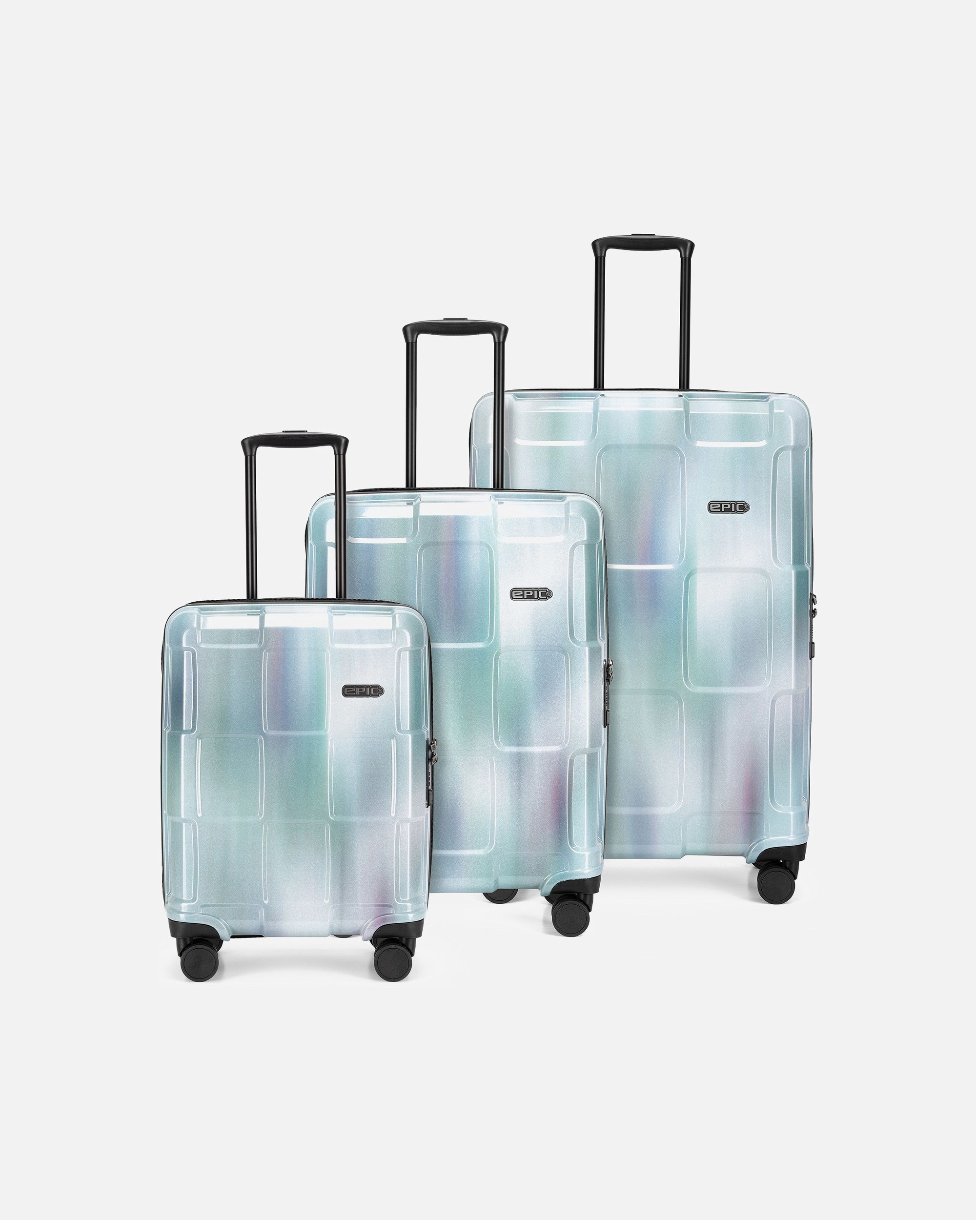 Koffer für Männlich Epic Crate EX Wildlife 4 Rollen Kofferset 3-teilig quantum aurora