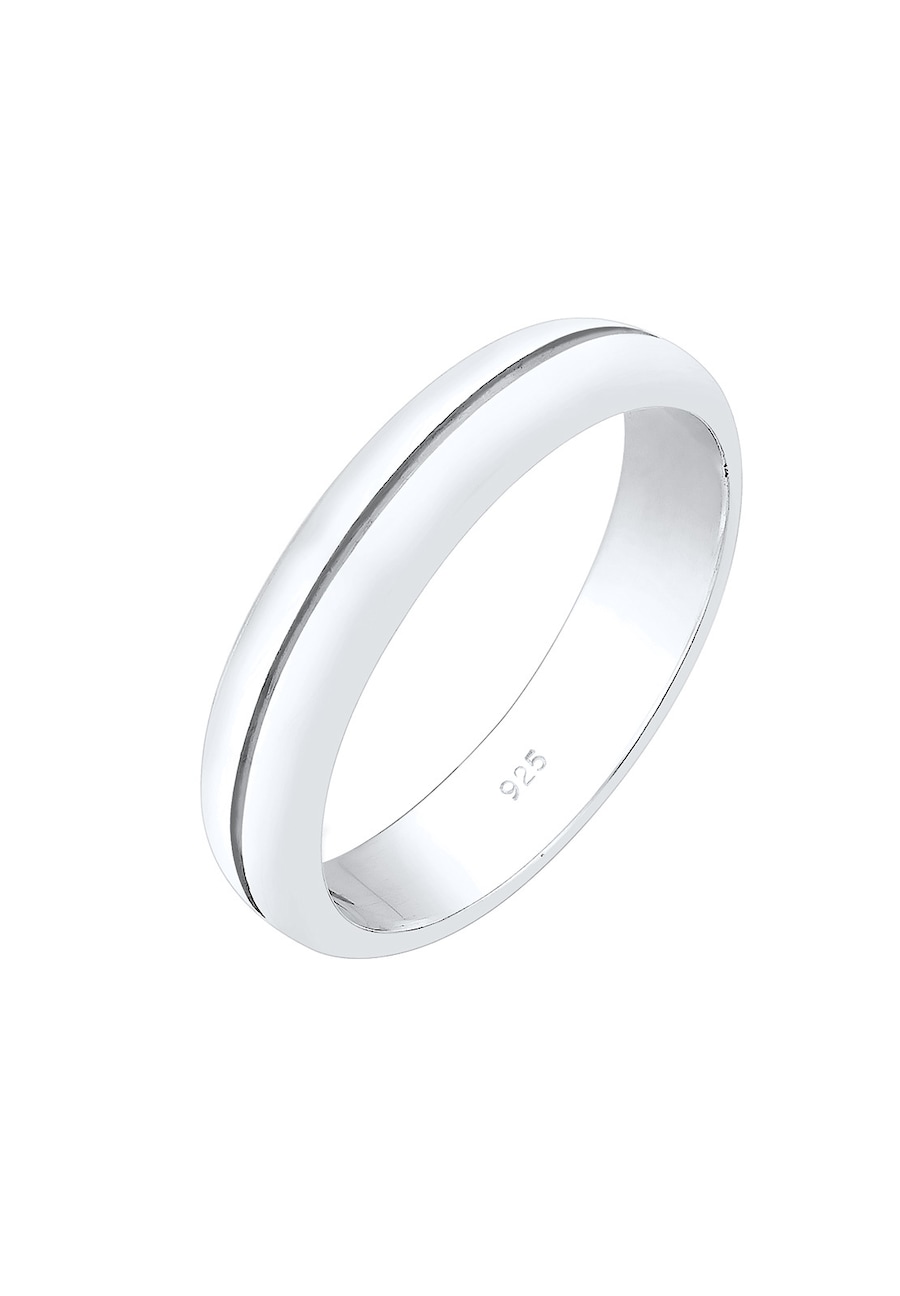 Elli PREMIUM Bandring Trauring Basic Hochzeit Paar 925 Silber 60 Damen