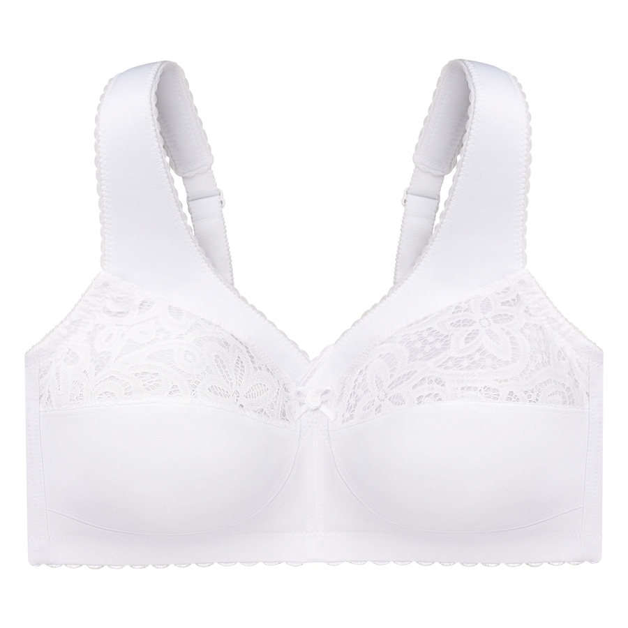 GLAMORISE MagicLift Baumwoll-Stütz-BH - Weiß 85G Damen