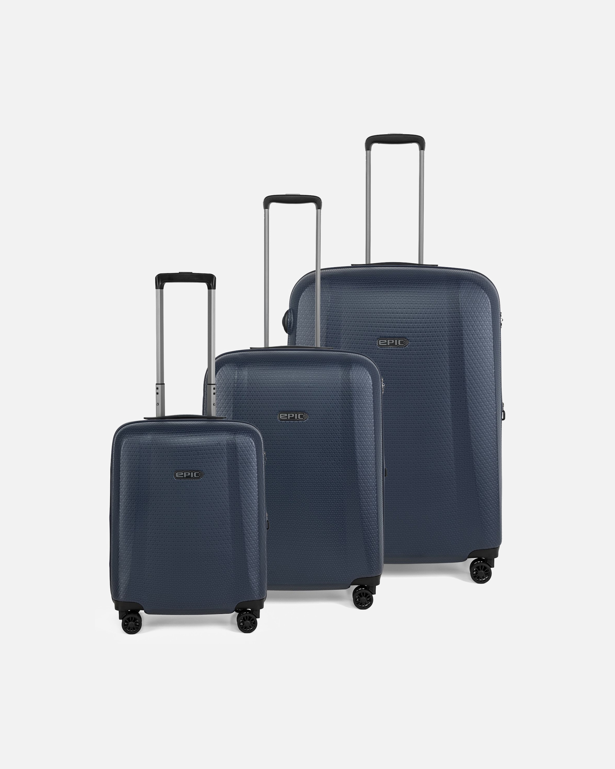 Koffer für Männlich Epic GTO 5.0 4-Rollen Kofferset 3tlg. midnightblue