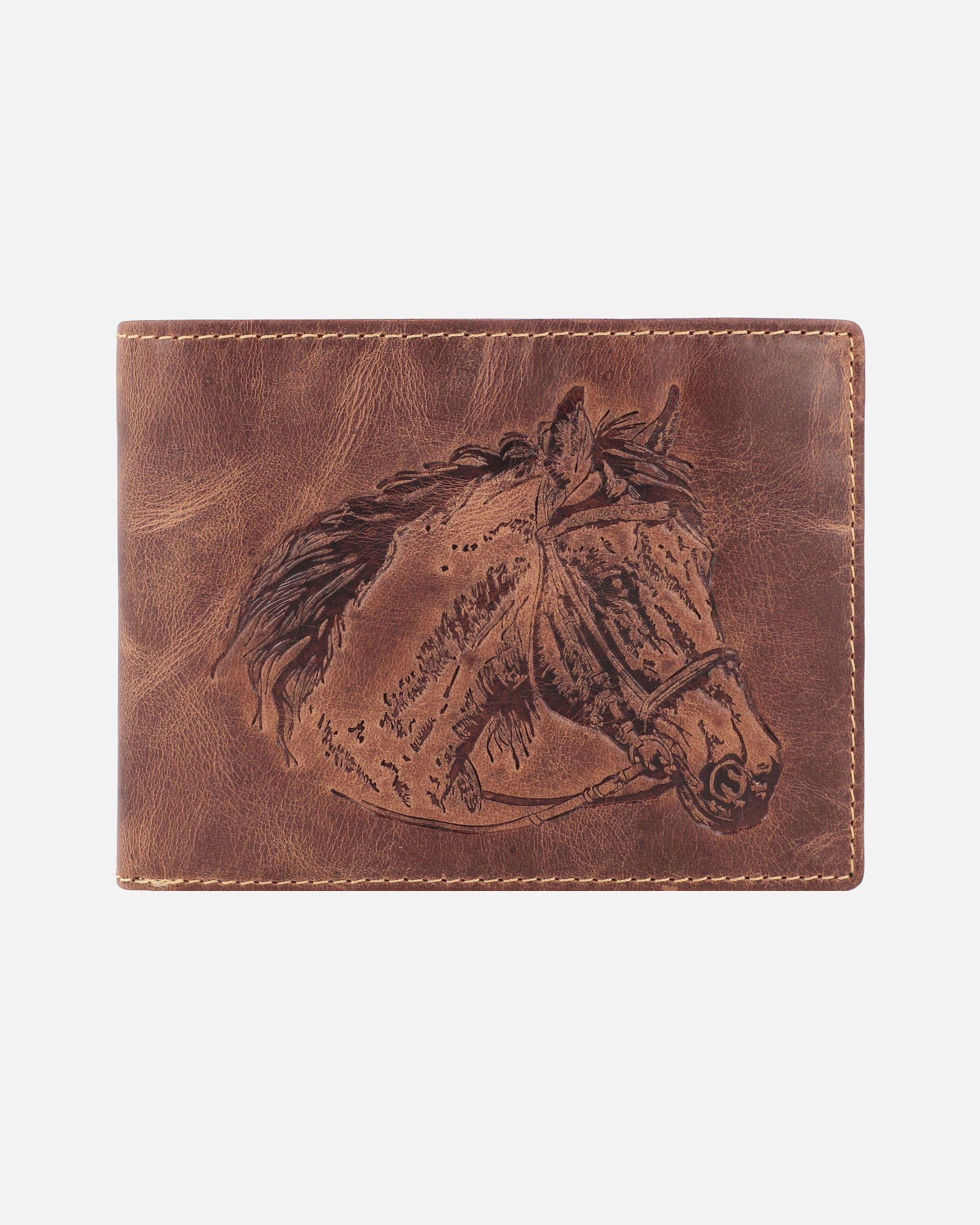 Portemonnaie für Männlich Greenburry Vintage Herrengeldbörse horse