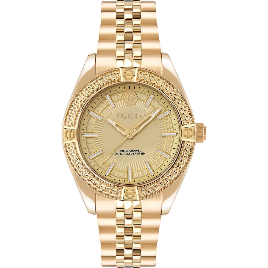 PHILIPP PLEIN Herrenuhr Edelstahl gold Herren
