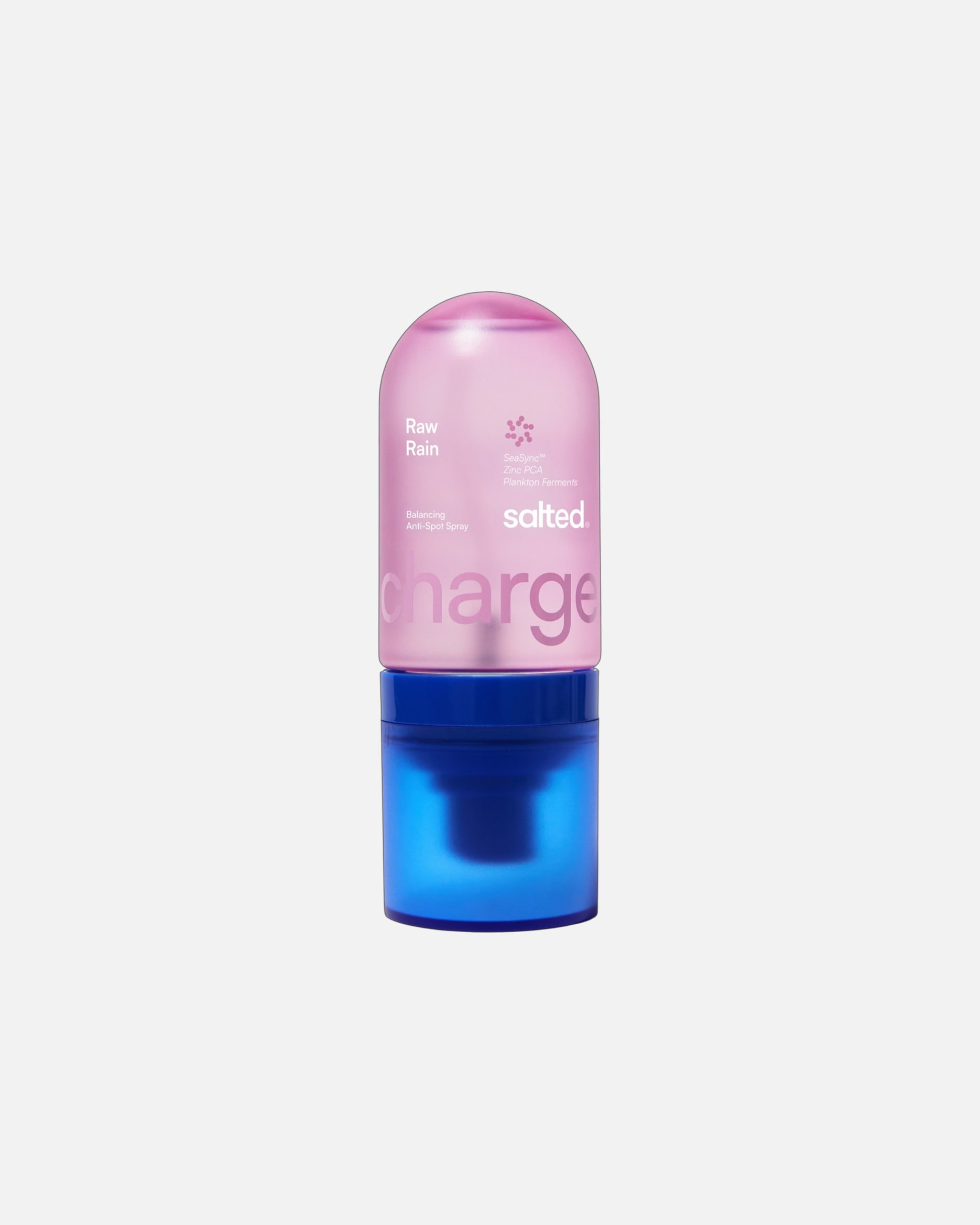 Anti-Akne Pflege für Unisex Salted Gesichtspflege Raw Rain | Anti-Pickel Gesichtsspray 60 ml