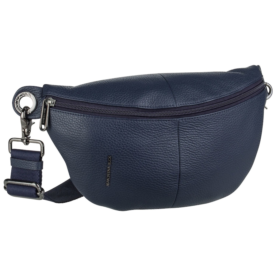 Mandarina Duck Gürteltasche Mellow Leather Bum Bag FZT73 Dress Blue Schwarz Damen