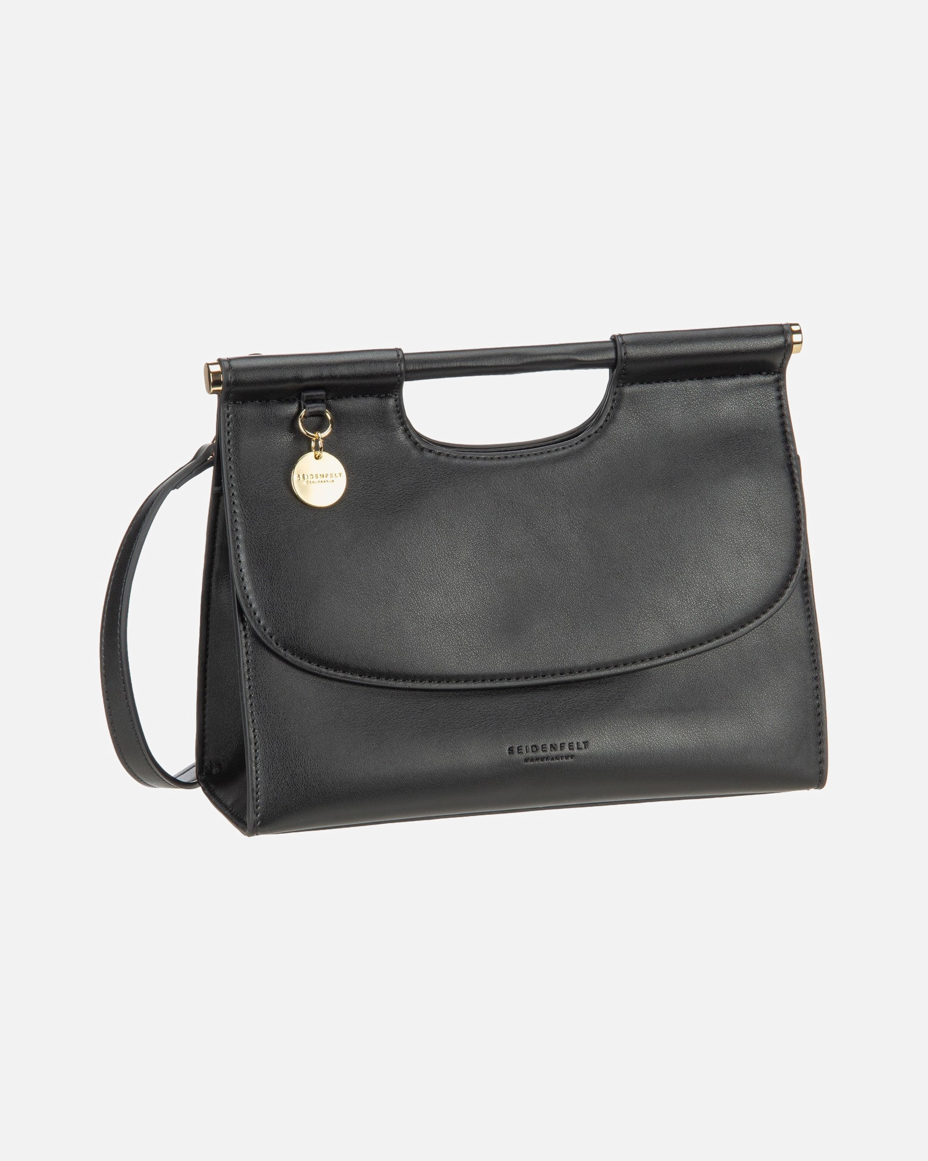 Handtasche für Unisex Seidenfelt Handtasche Ryd Top Handle Black