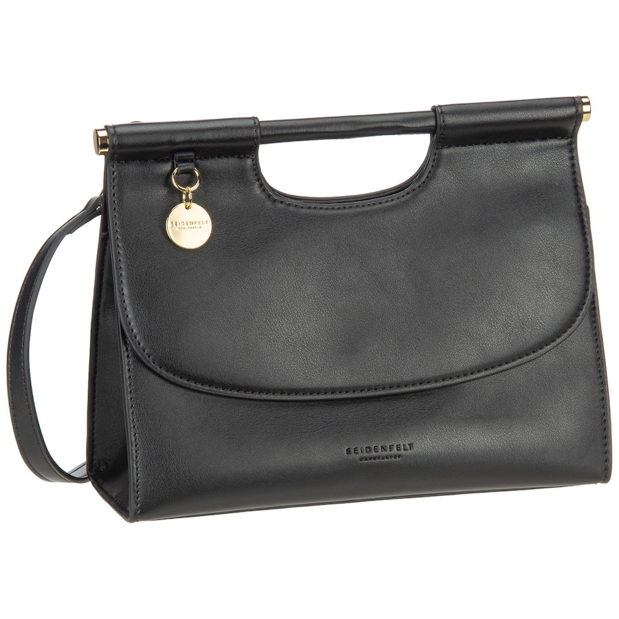 Seidenfelt Handtasche Ryd Top Handle Black Schwarz