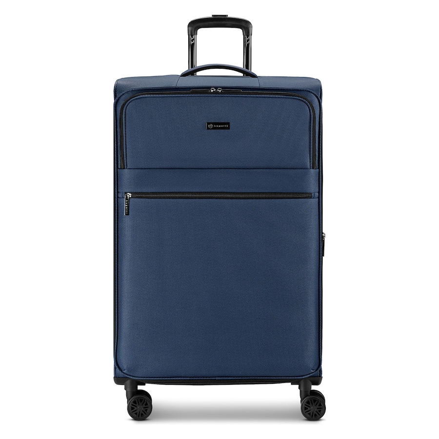 Bugatti Valencia Soft 4 Rollen Trolley L 75 cm mit Dehnfalte navy Violett Herren