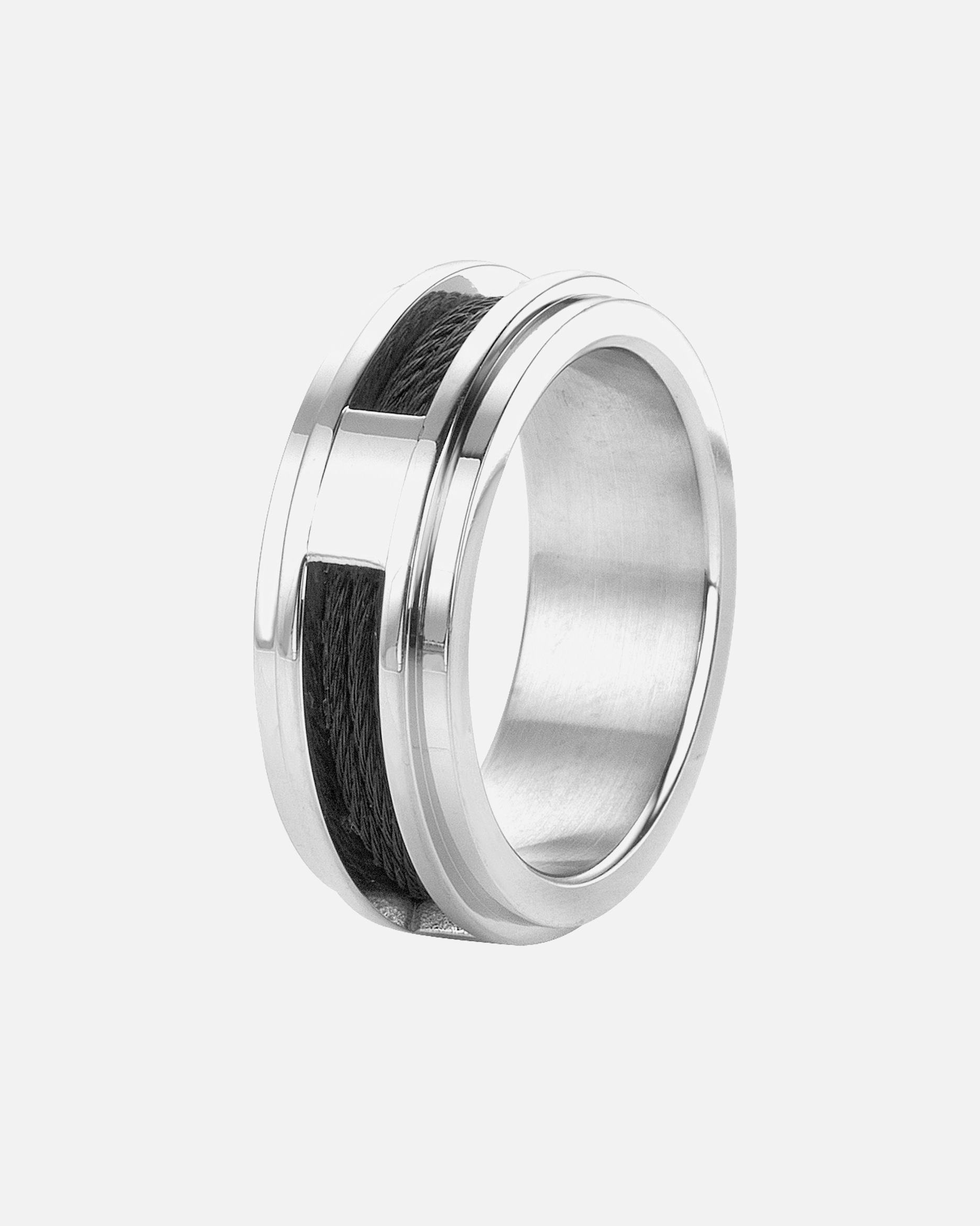 Ring für Männlich Lucardi Ringe Stahl - silbern 66mm