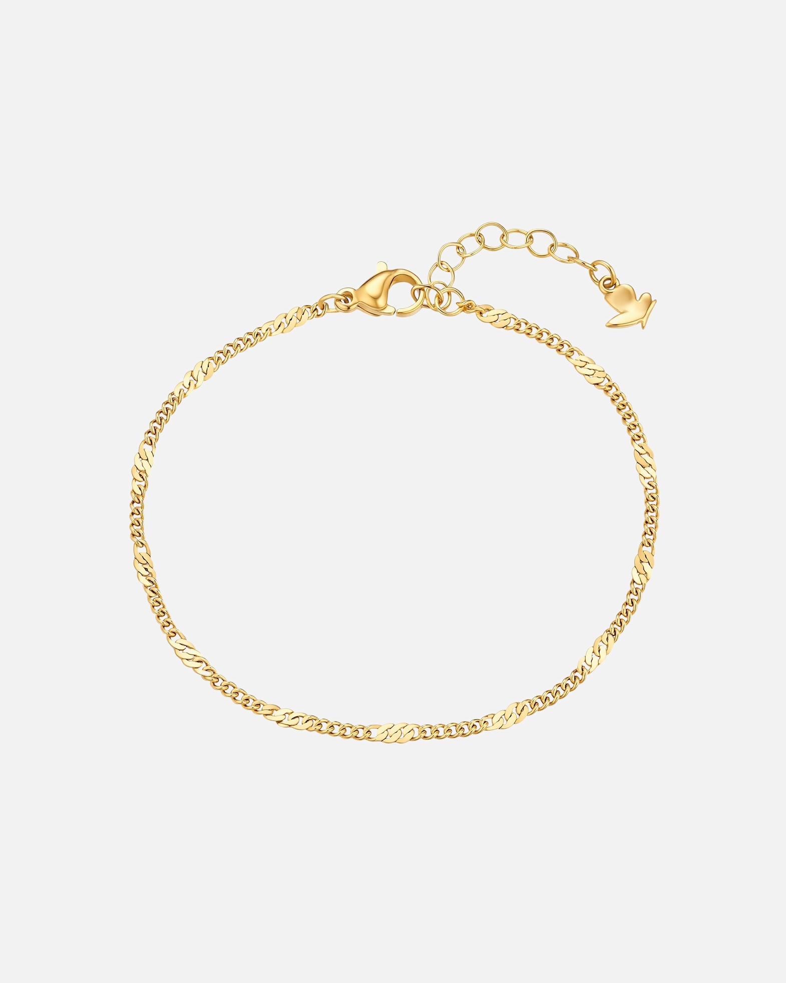 Armband für Weiblich Glanzstücke München Armband aus Edelstahl in Gelbgold 17,0 cm Basislänge + 3,0 cm Verlängerung