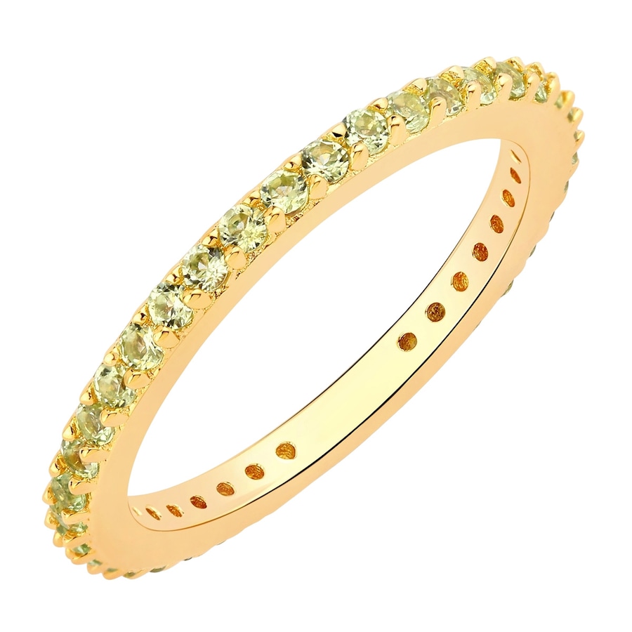 Rafaela Donata Ring aus Sterling Silber in Gelbgold mit Peridot 58 Damen