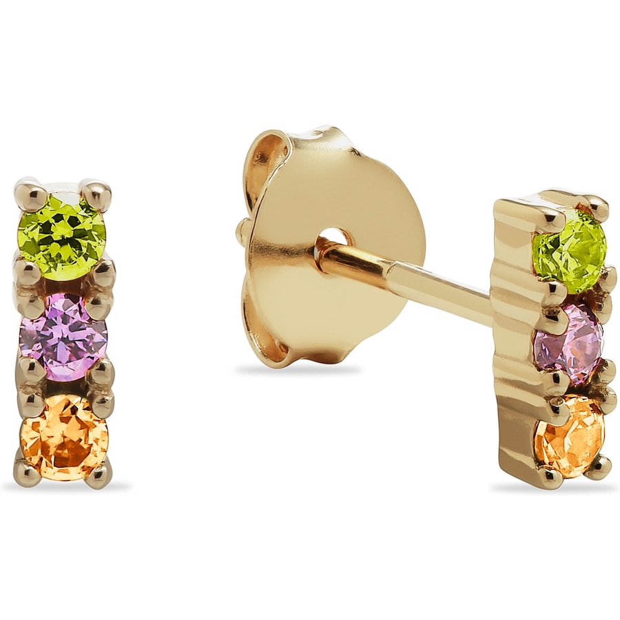 Esprit Ohrstecker 925er Silber, Farbstein gold Damen