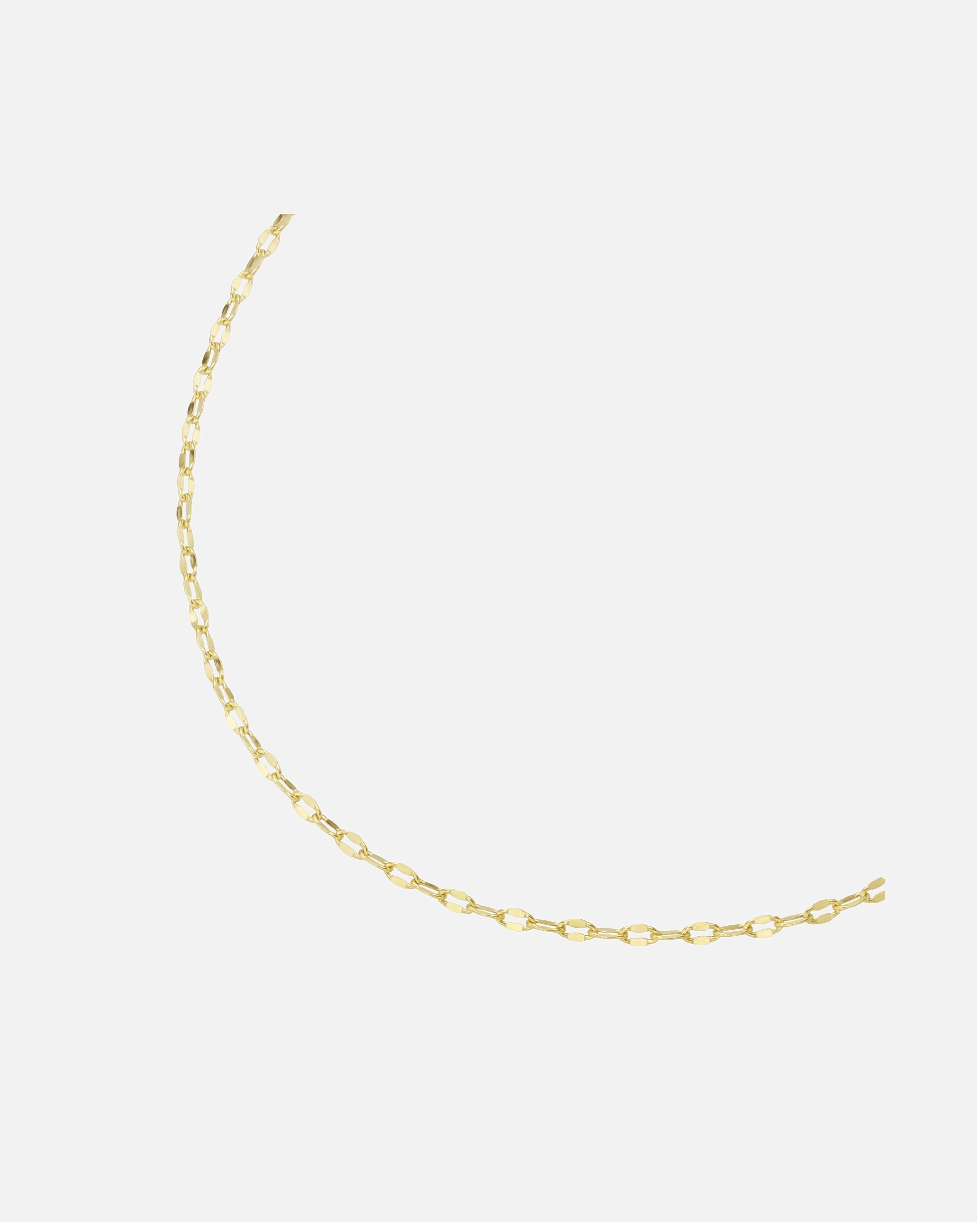 Halskette für Weiblich Luigi Merano Kette fantasieförmig mit diamantierten Gliedern, Gold 375 60 cm