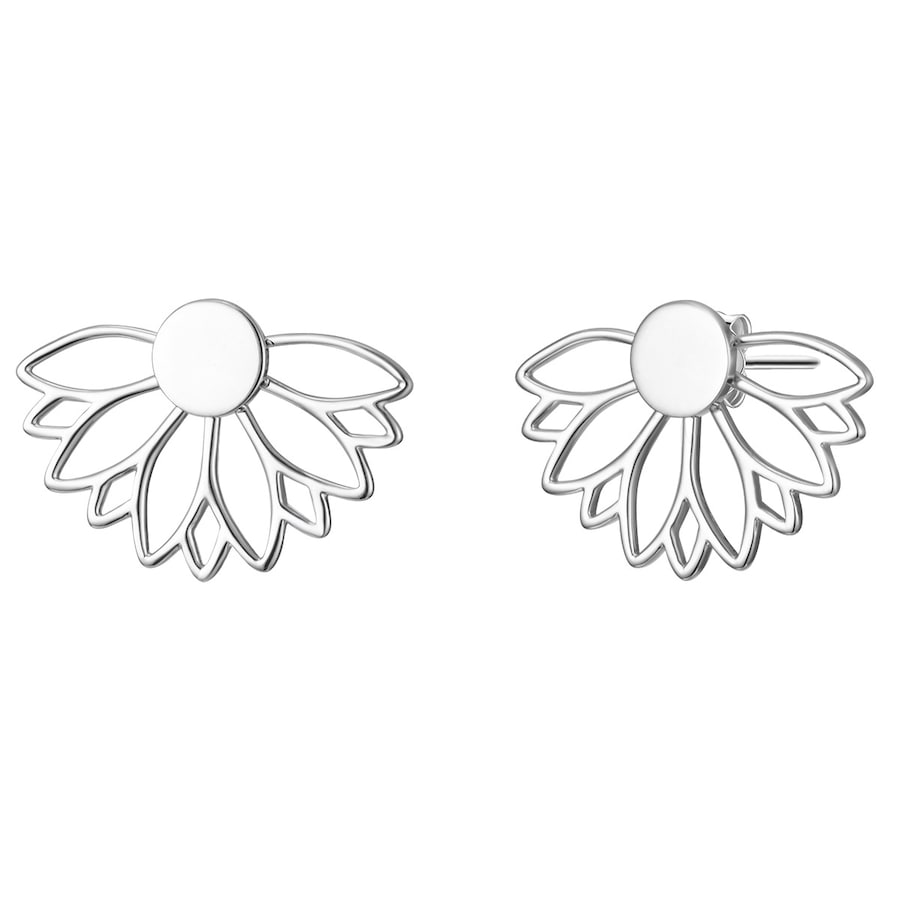 Glanzstücke München Ohrstecker Lotusblume Sterling Silber in 16,4 mm Damen