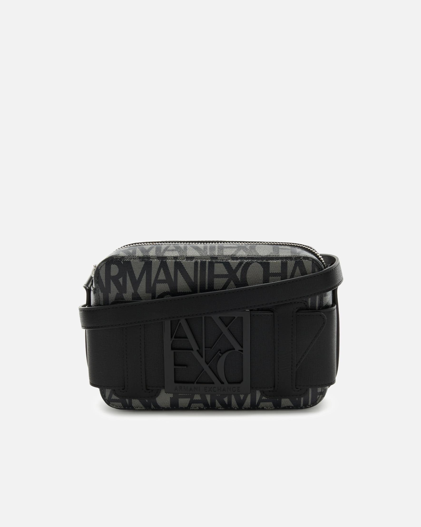 Umhängetasche für Weiblich Armani Exchange Umhängetasche Armani Exchange beige/schwarz - baumwolle Beige, Schwarz