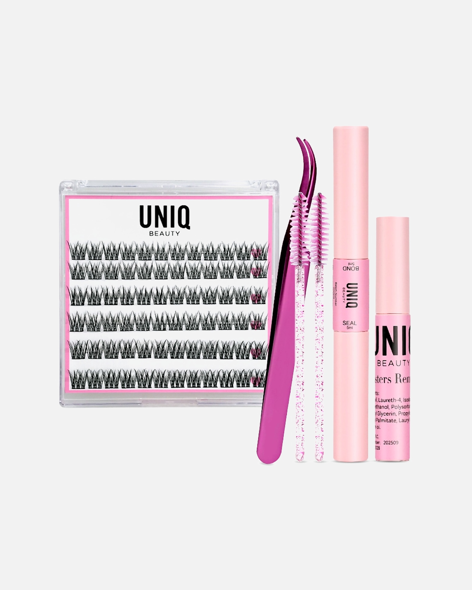 Künstliche Wimpern für Unisex UNIQ Lash Cluster Extension Starter Kit 1 Stück