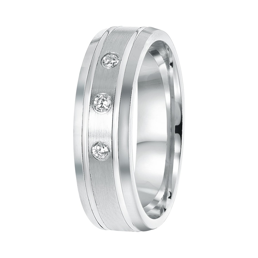 Lucardi Ringe 'Dubrovik' 925 Silber - silbern 52mm Damen