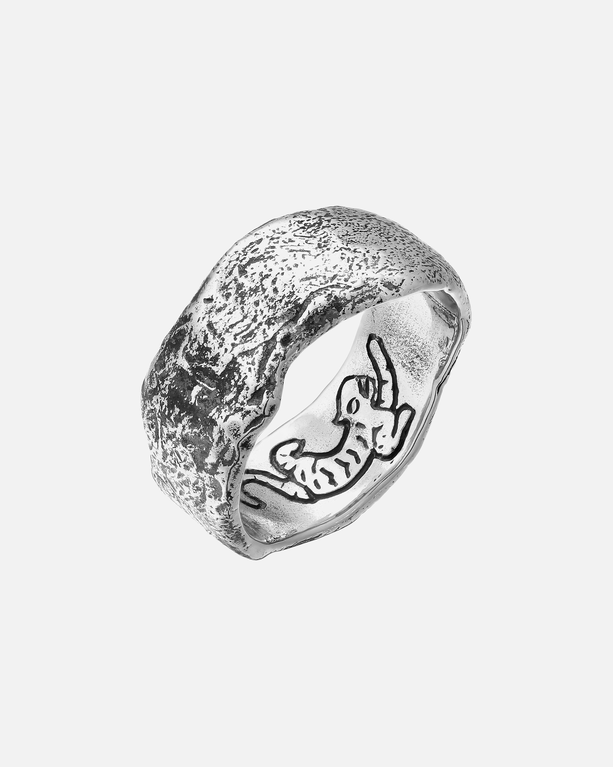 Ring für Männlich Haze & Glory Default Brand Line Bandring - El Tigre Small 925 Silber 60