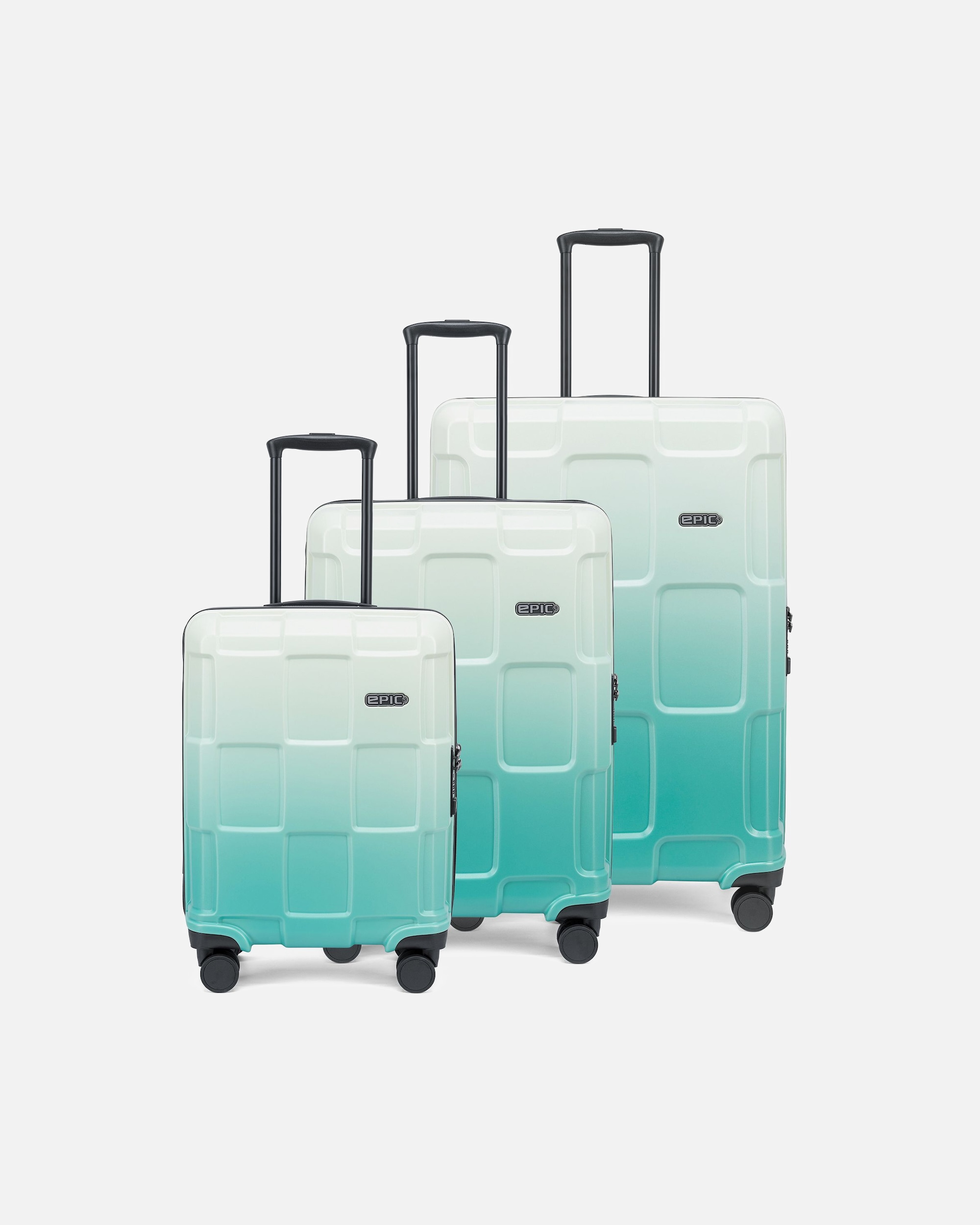 Koffer für Männlich Epic Crate EX Wildlife 4 Rollen Kofferset 3-teilig greenvelvet