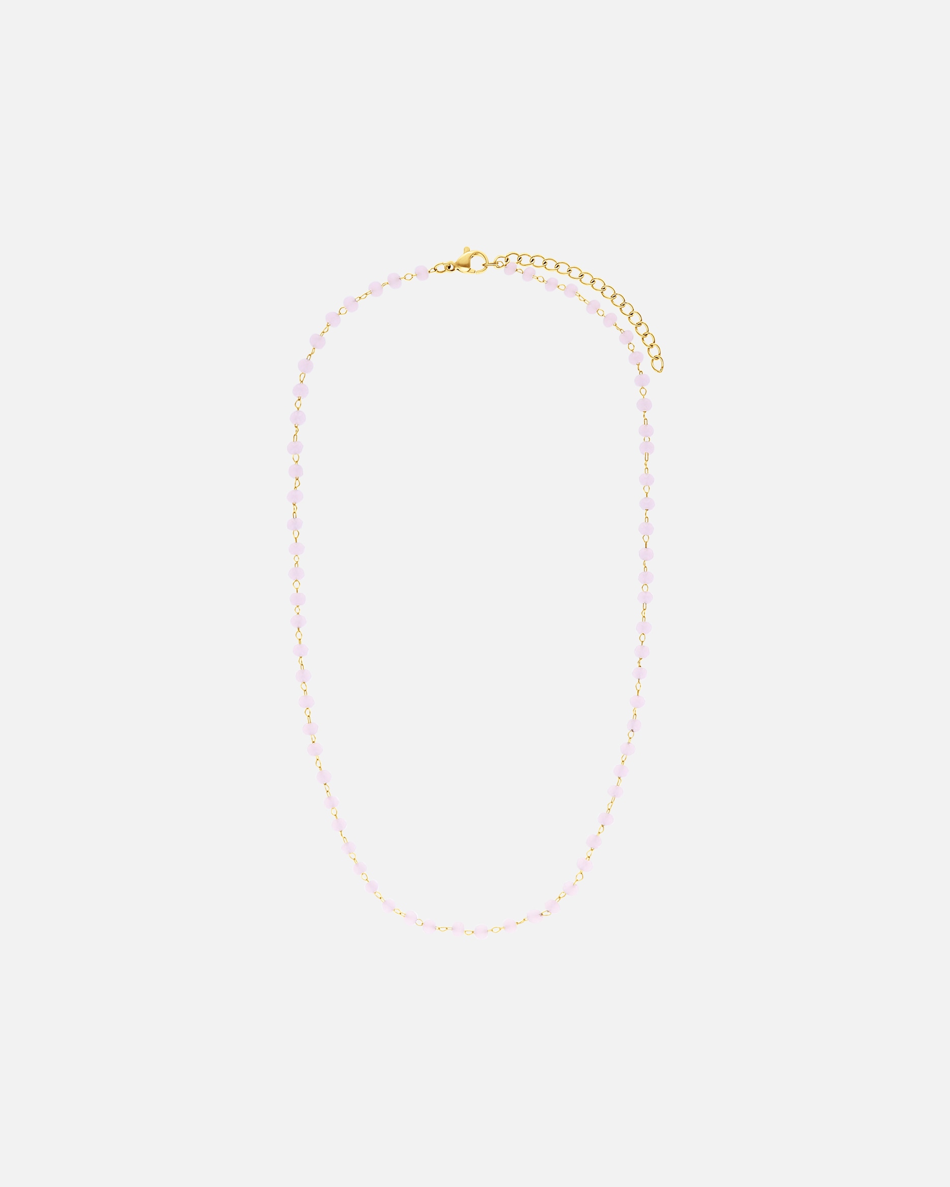 Halskette für Weiblich Lucardi Halskette Stahl 45 cm - Silberfarbig Gold