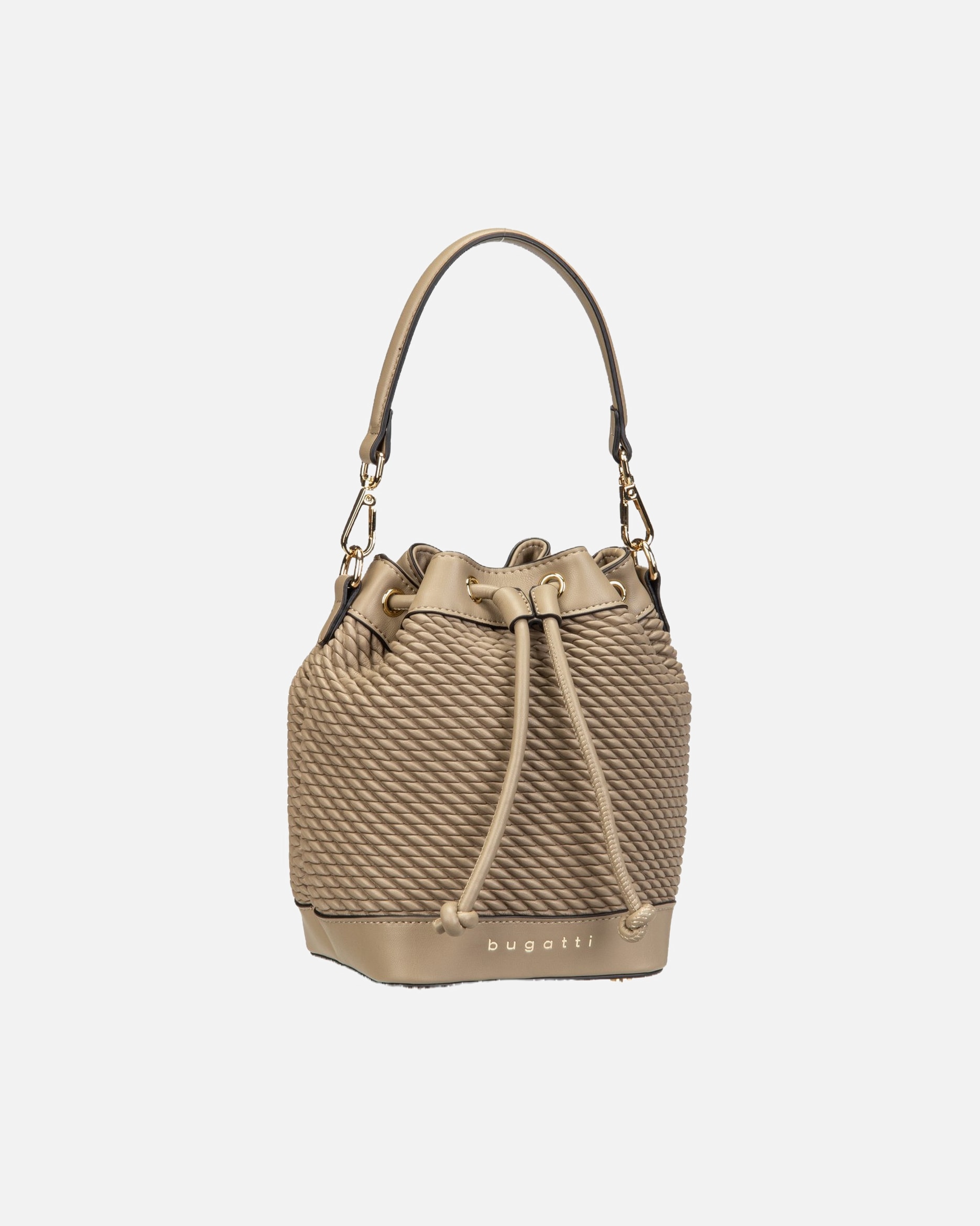 Handtasche für Unisex Bugatti Handtasche Julice Bucket Bag Sand